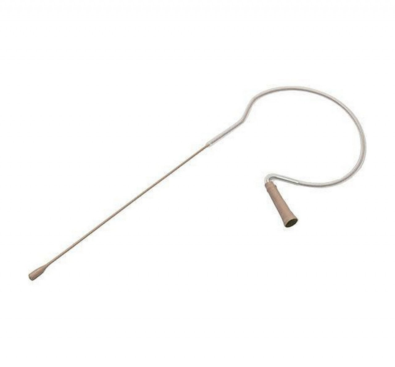 Countryman E6 Directional Ear - Set Microphone for General Speaking Applications, Model E6DW5L1AT in Light Beige Color with 1mm Diameter Cable, Compatible with Audio Technica Transmitter