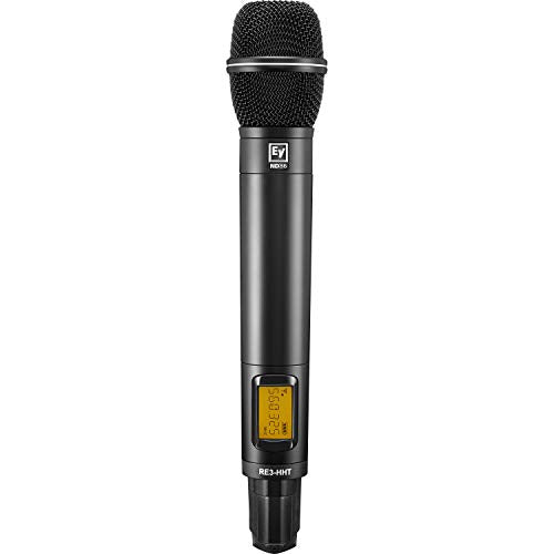 Electro-Voice Professional Wireless Handheld Microphone RE3-HHT86 with ND86 Head, Operating in the 488 - 524MHz Frequency Band