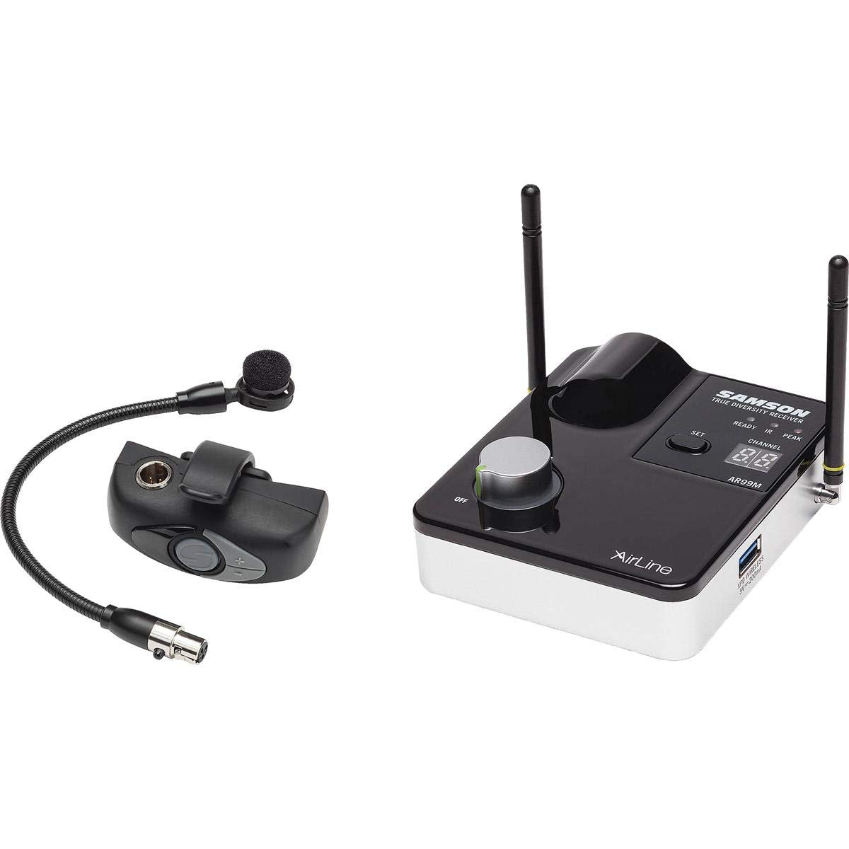 Samson AWXm UHF Wireless System for Wind Instruments, K Band - Professional Audio Equipment