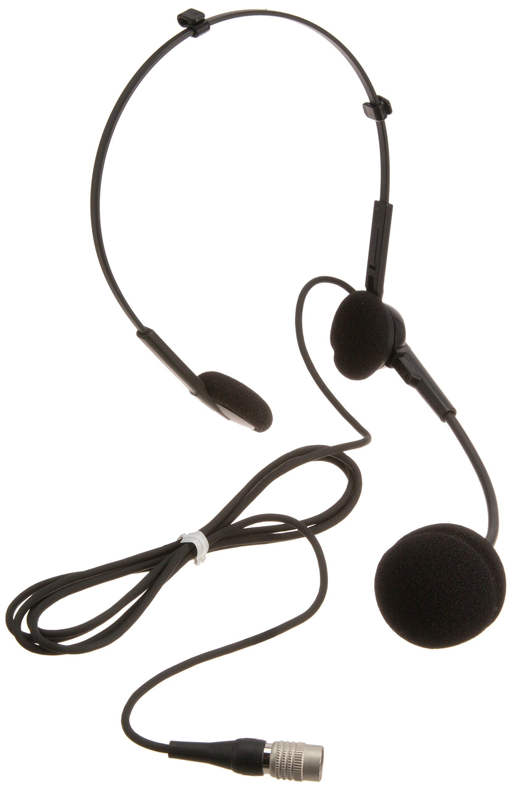 Black Audio-Technica ATM75cW Cardioid Condenser Headset Microphone for Clear and Mobile Audio