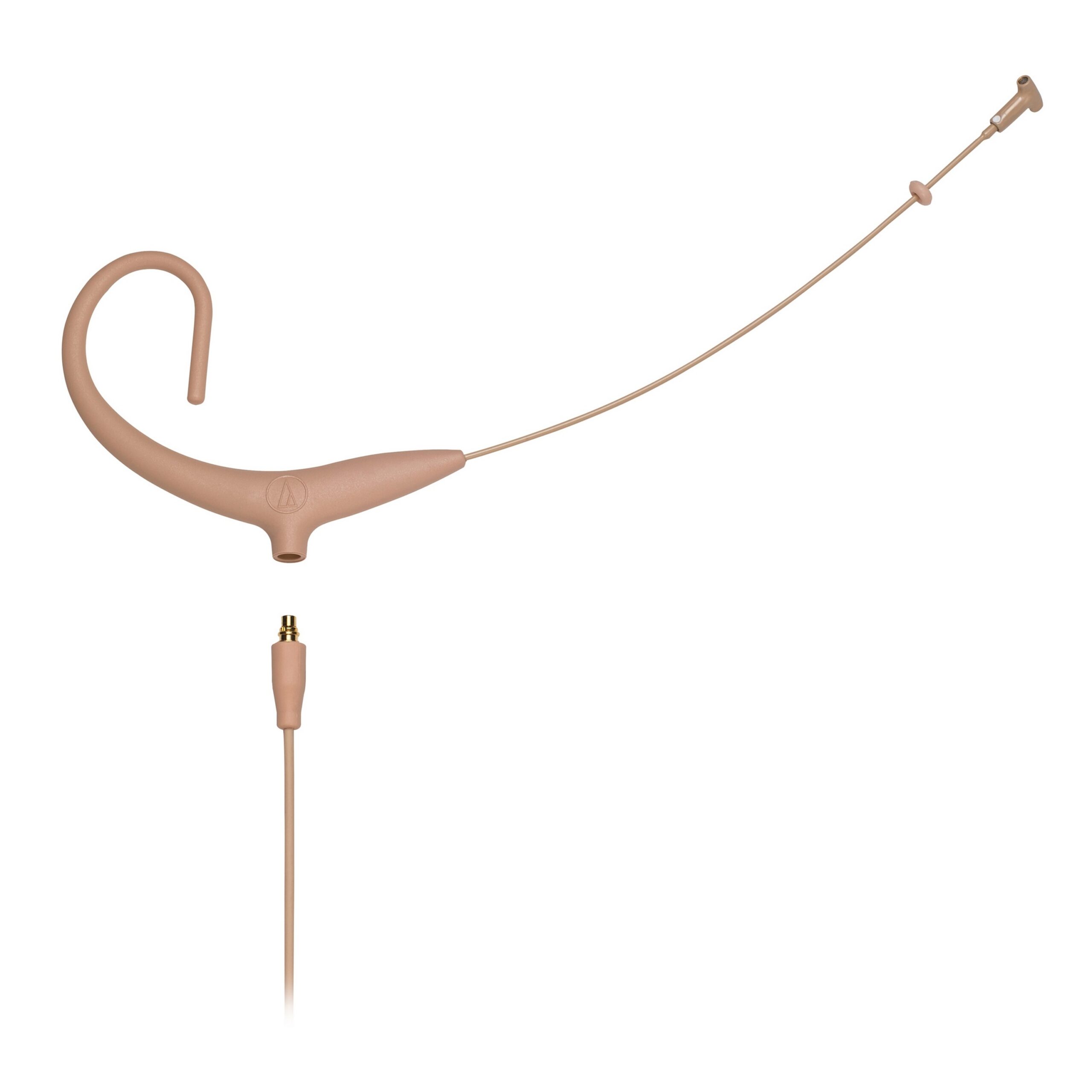 Audio-Technica Beige Cardioid Earset with Detachable Cable & Locking 3.5mm Connector