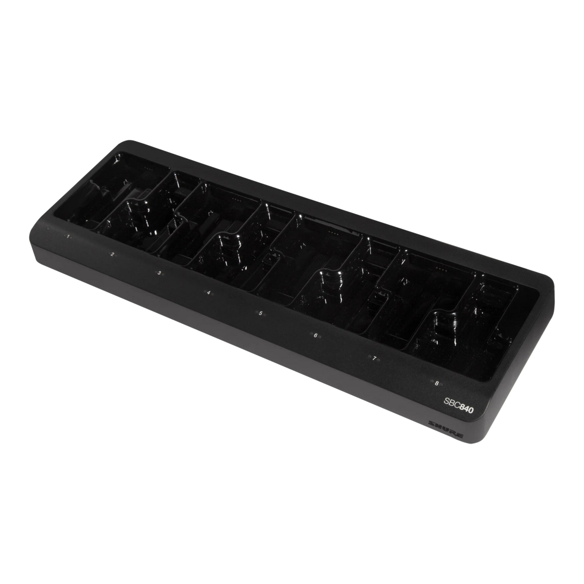 Shure SBC840 8-Bay Networked Charging Solution for Shure SB910 or SB920A Wireless Microphone System Batteries