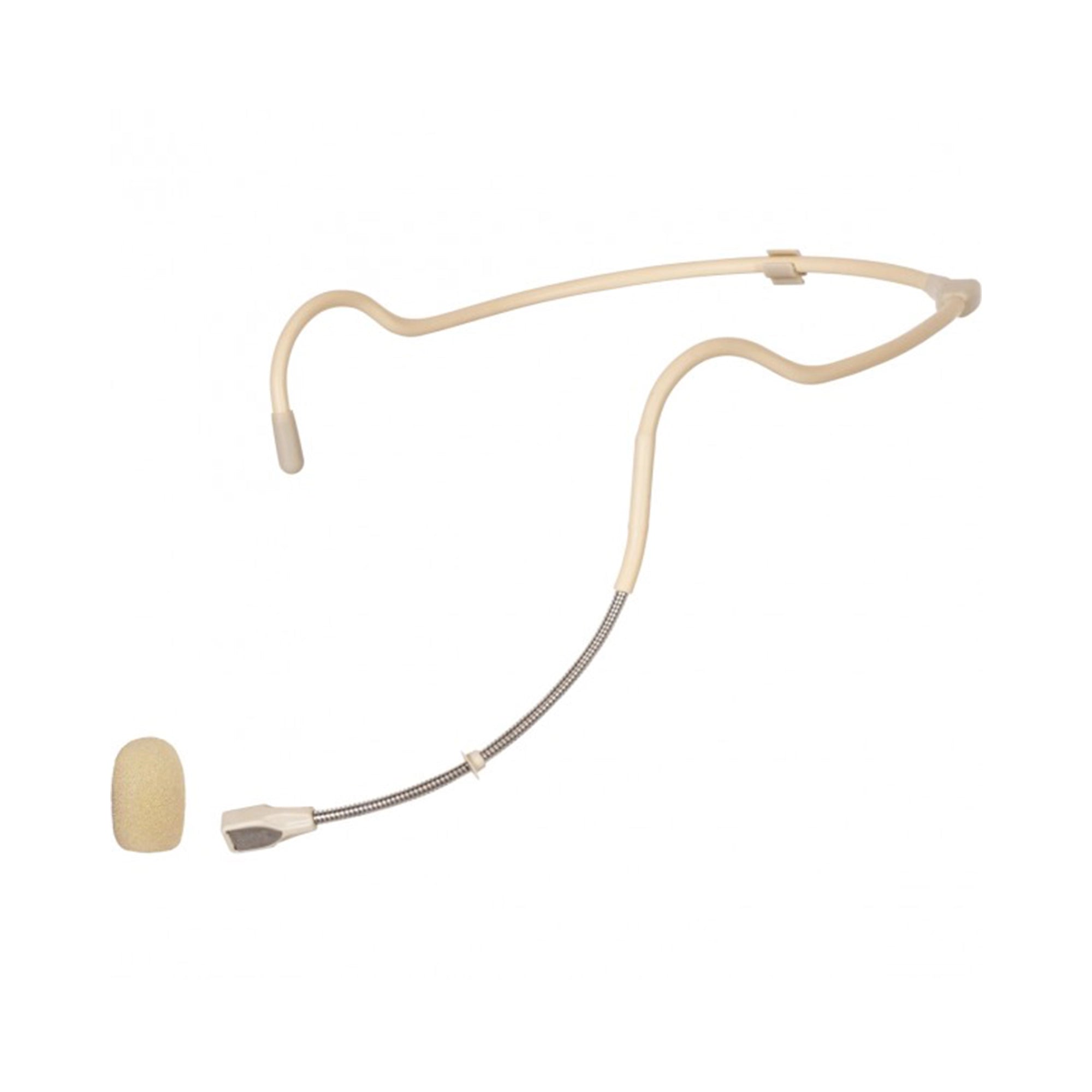 Galaxy Audio Beige Waterproof Dual Ear Headset Mic with Audio Technica Connector