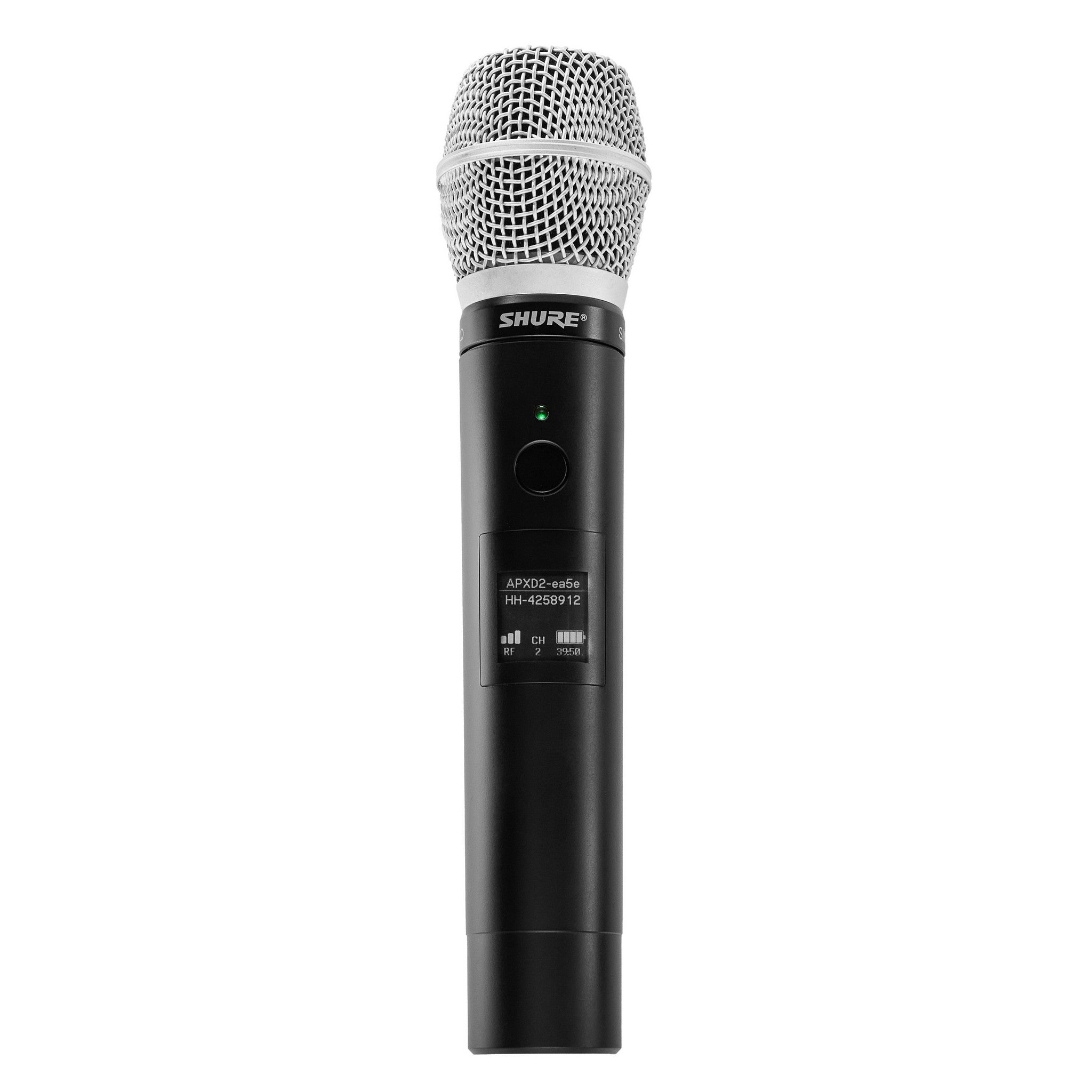 Shure MXW2X/SM86 Rechargeable Handheld Mic with SM86 Capsule for MXW neXt 2, 1920 - 1930 MHz