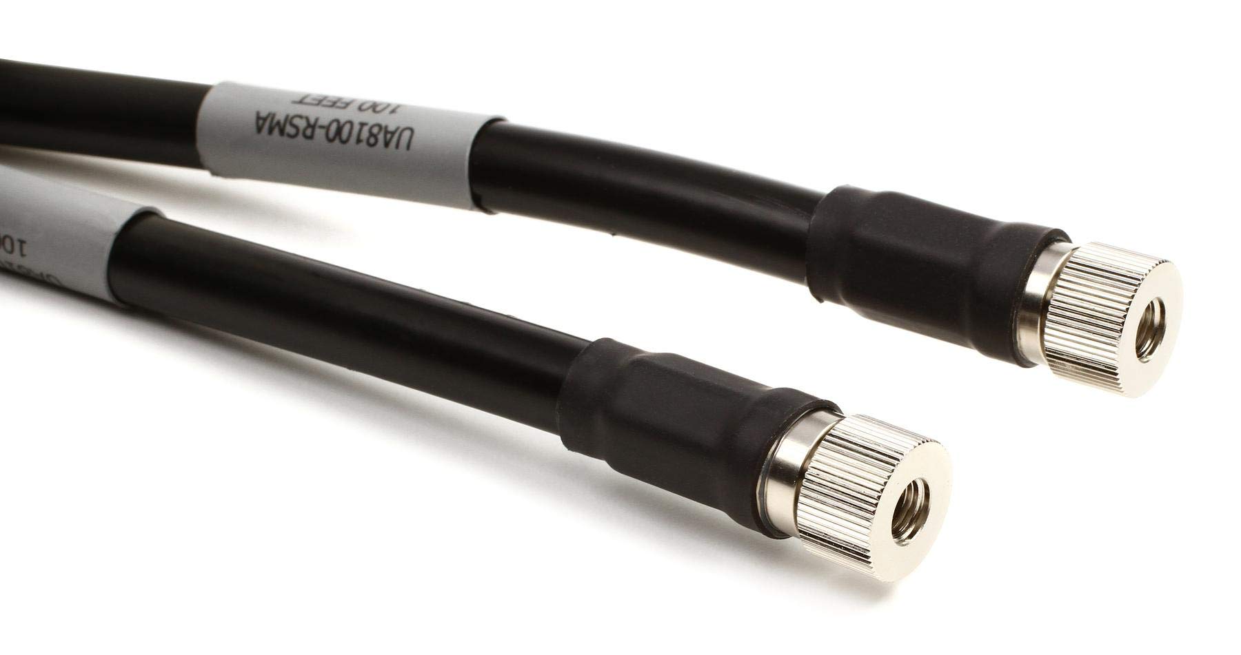 Shure UA8100-RSMA 30.5-Meter Reverse SMA Coaxial Cable for Enhanced Wireless Audio Setup