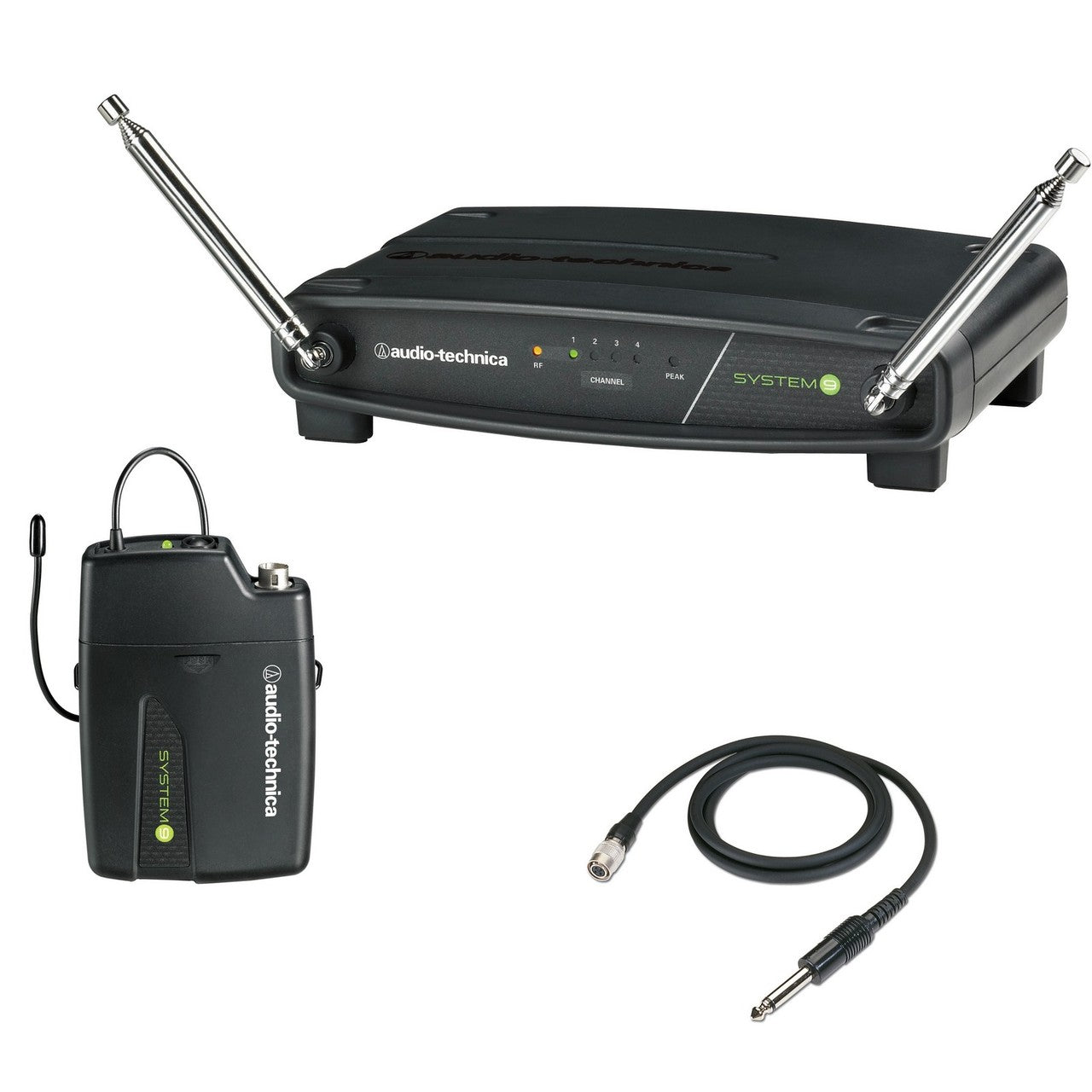 Audio Technica ATW-901a/G High - quality VHF Wireless System with Guitar Cable