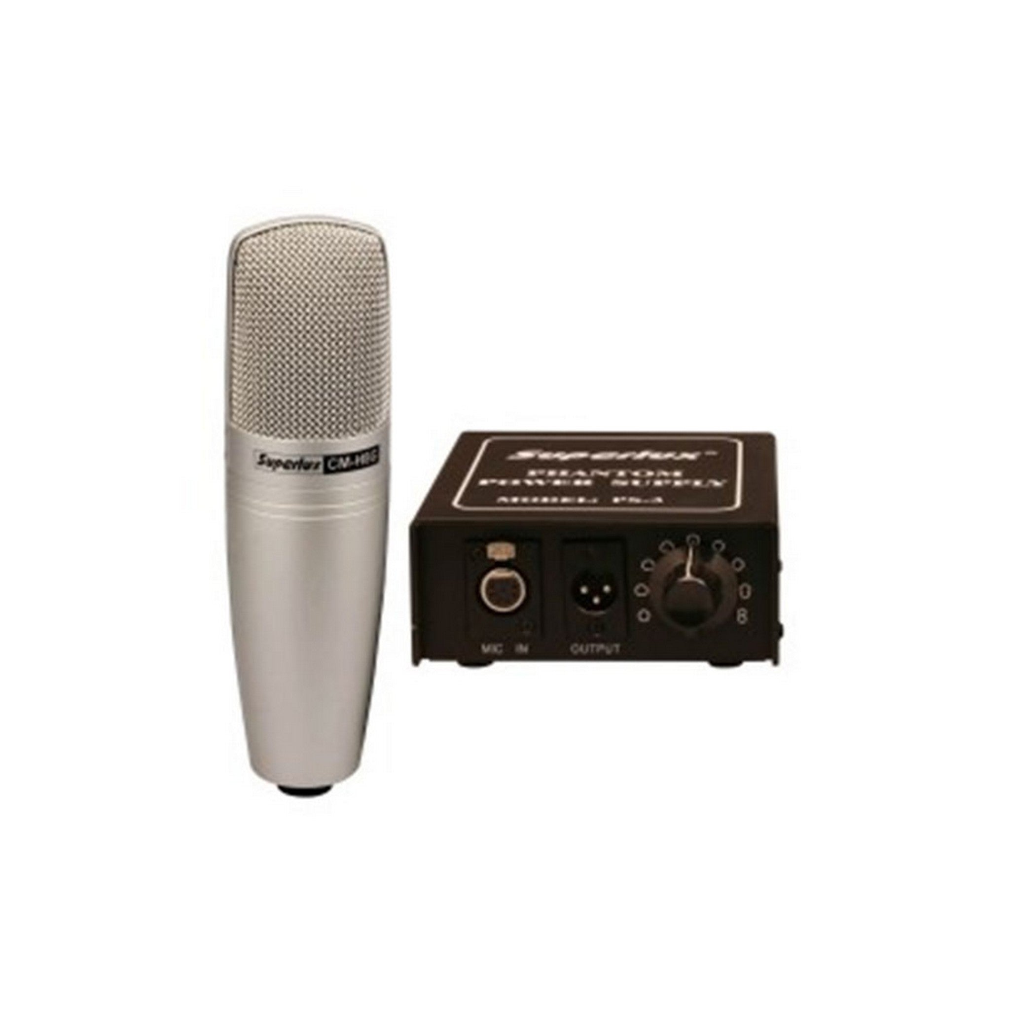 Superlux CM-H8G Professional Large-Diaphragm Tube Microphone with 9 Polar Patterns