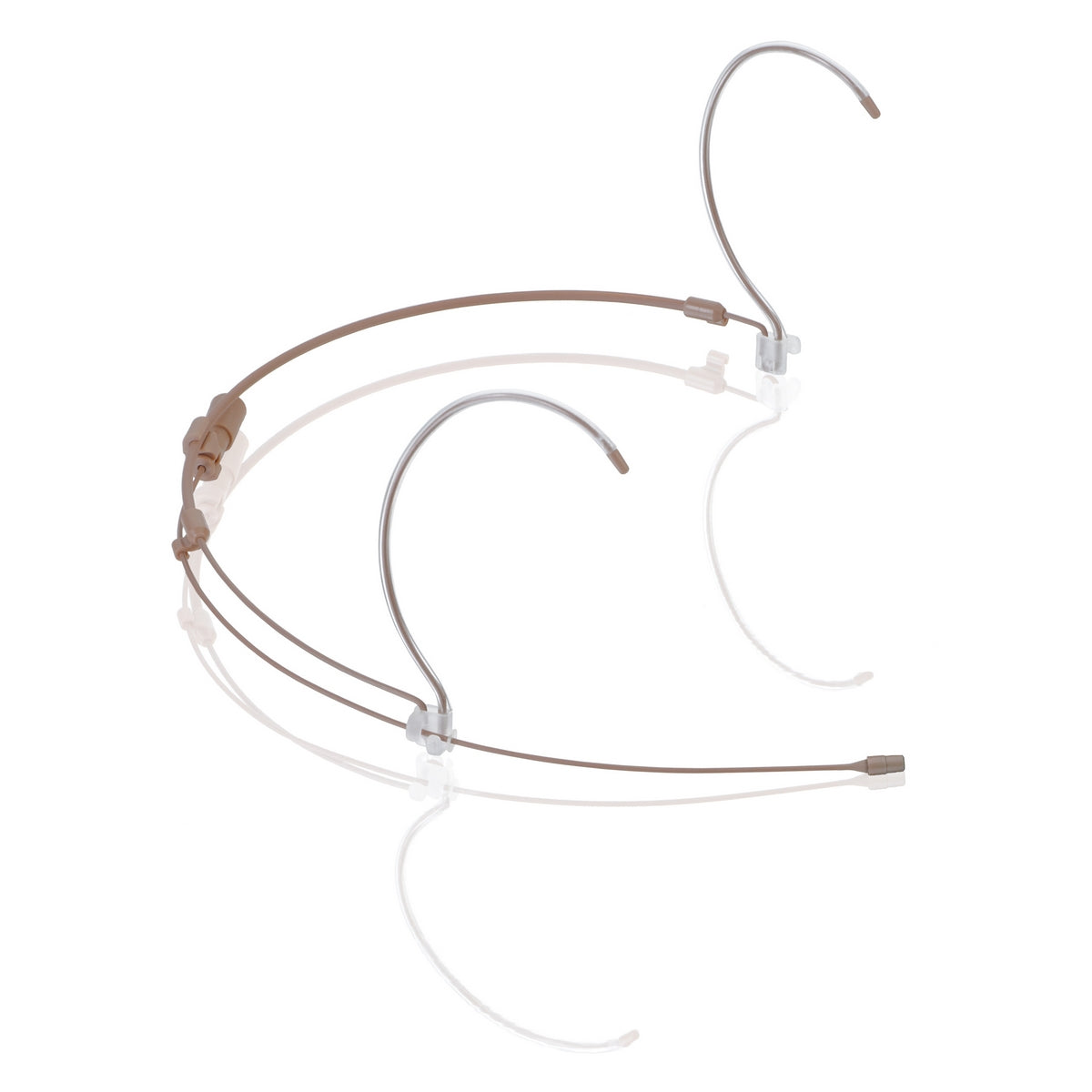 Countryman H6OW6CAN H6 Omni Professional Headset Microphone with Audio Technica Hirose 4-pin Connector for Speaking and Vocals in Cocoa Color