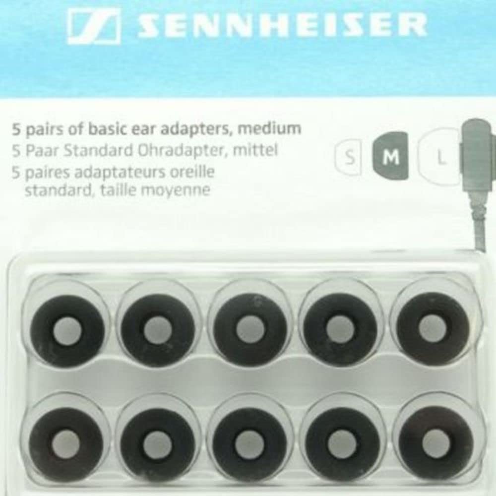 Sennheiser IES4-M Medium Replacement Ear Cushions - Pack of 10 for Premium Listening