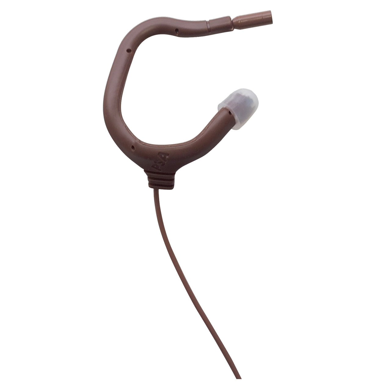 Point Source Audio EO-8WL EMBRACE Customizable Omnidirectional Earmount Lavalier Microphone with 3.5mm Sennheiser EW Series Locking Connector in Brown Color for Theatre, TV and Demanding Environments
