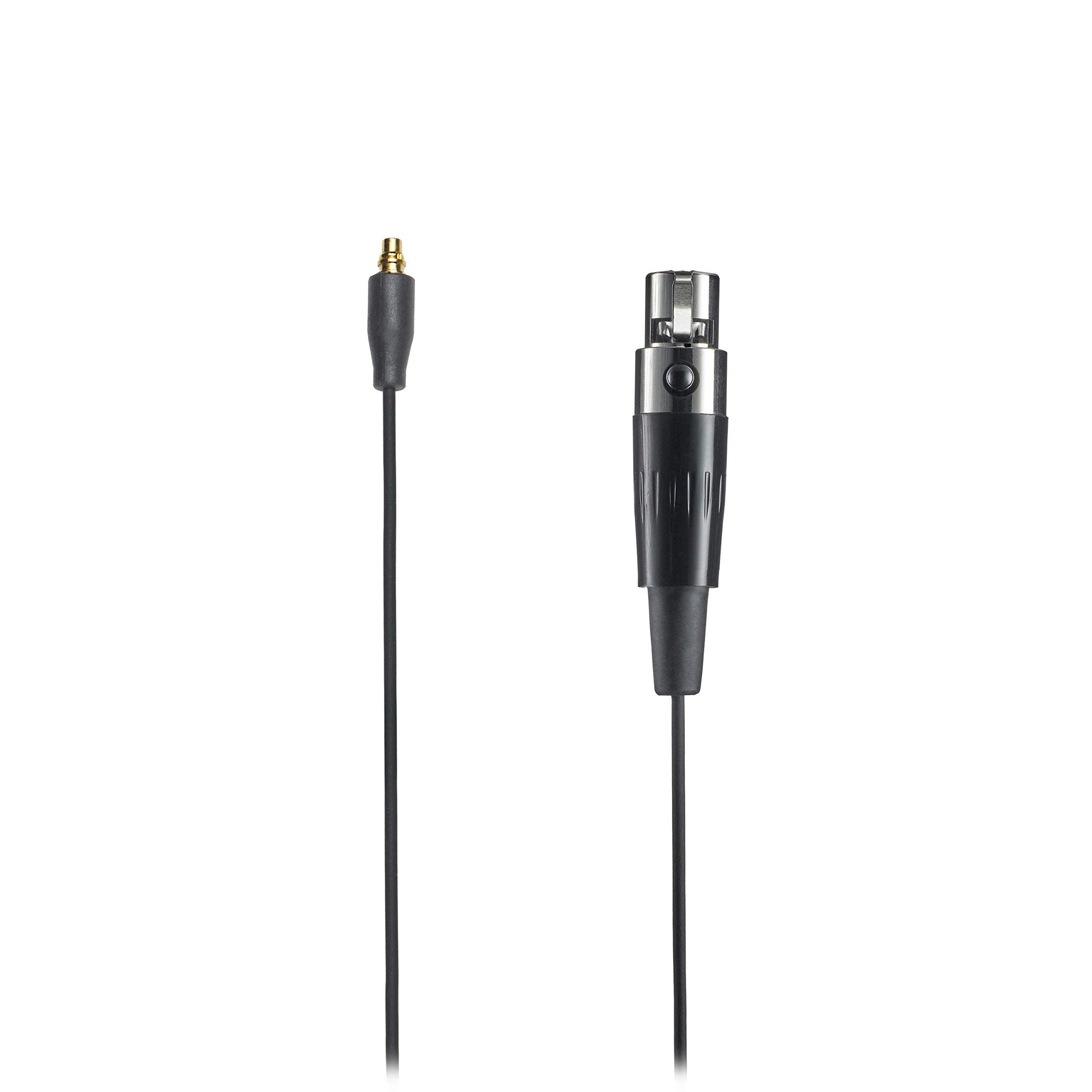 Audio-Technica BP893xCT4 Omnidirectional Condenser Earset Microphone with Detachable Cable and TA4F Connector in Sleek Black Color