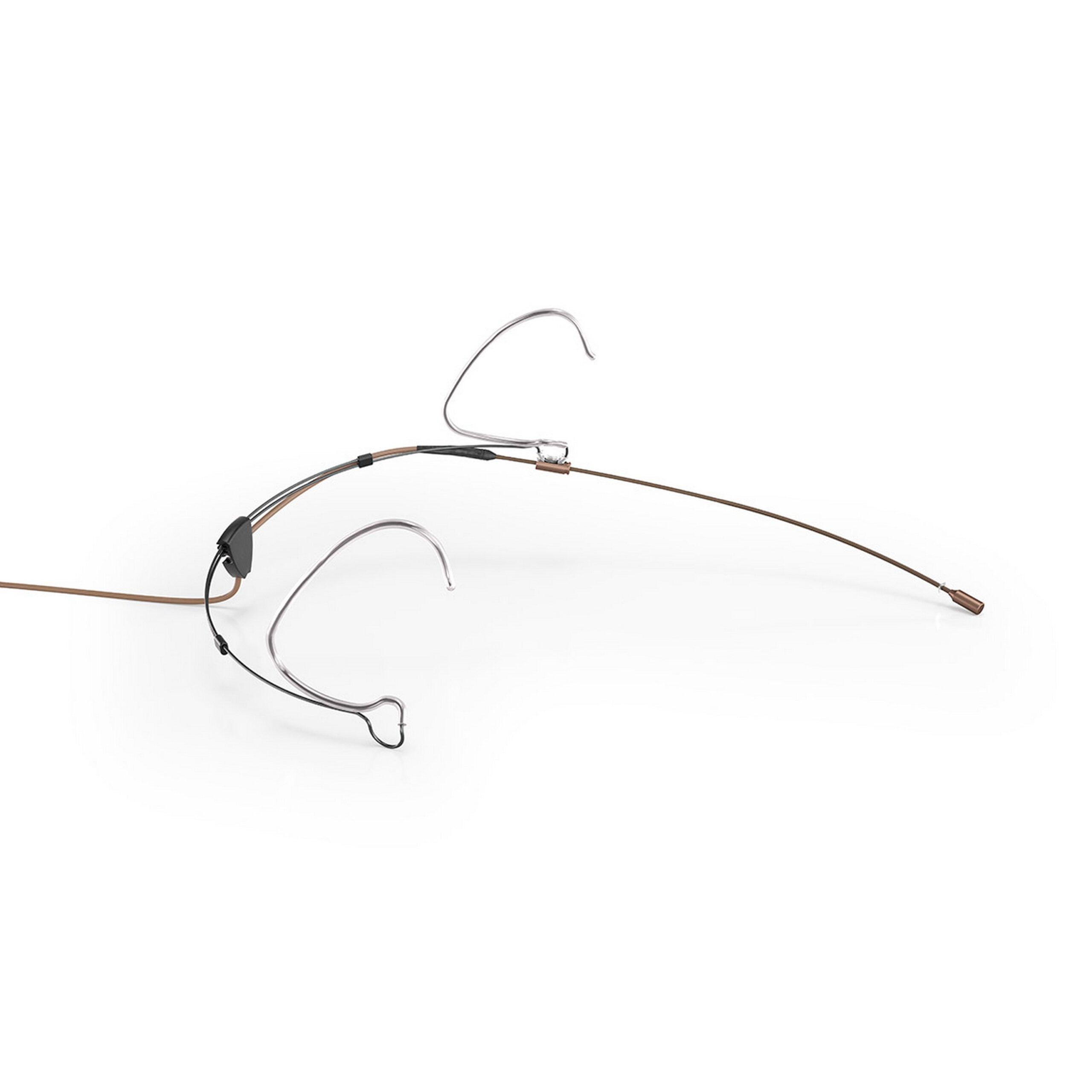 DPA 6066 CORE Omnidirectional Headset Microphone in Brown Color with 3-pin LEMO Connector