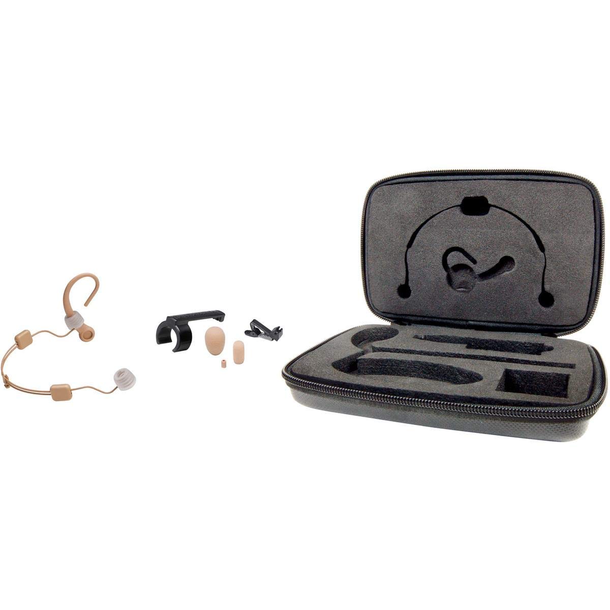 Audio-Technica BP892xcW-TH Beige Omnidirectional Earset Microphone with Detachable, Field-Replaceable Cable and cW-Style Locking 4-Pin Connector for Professional Audio Use