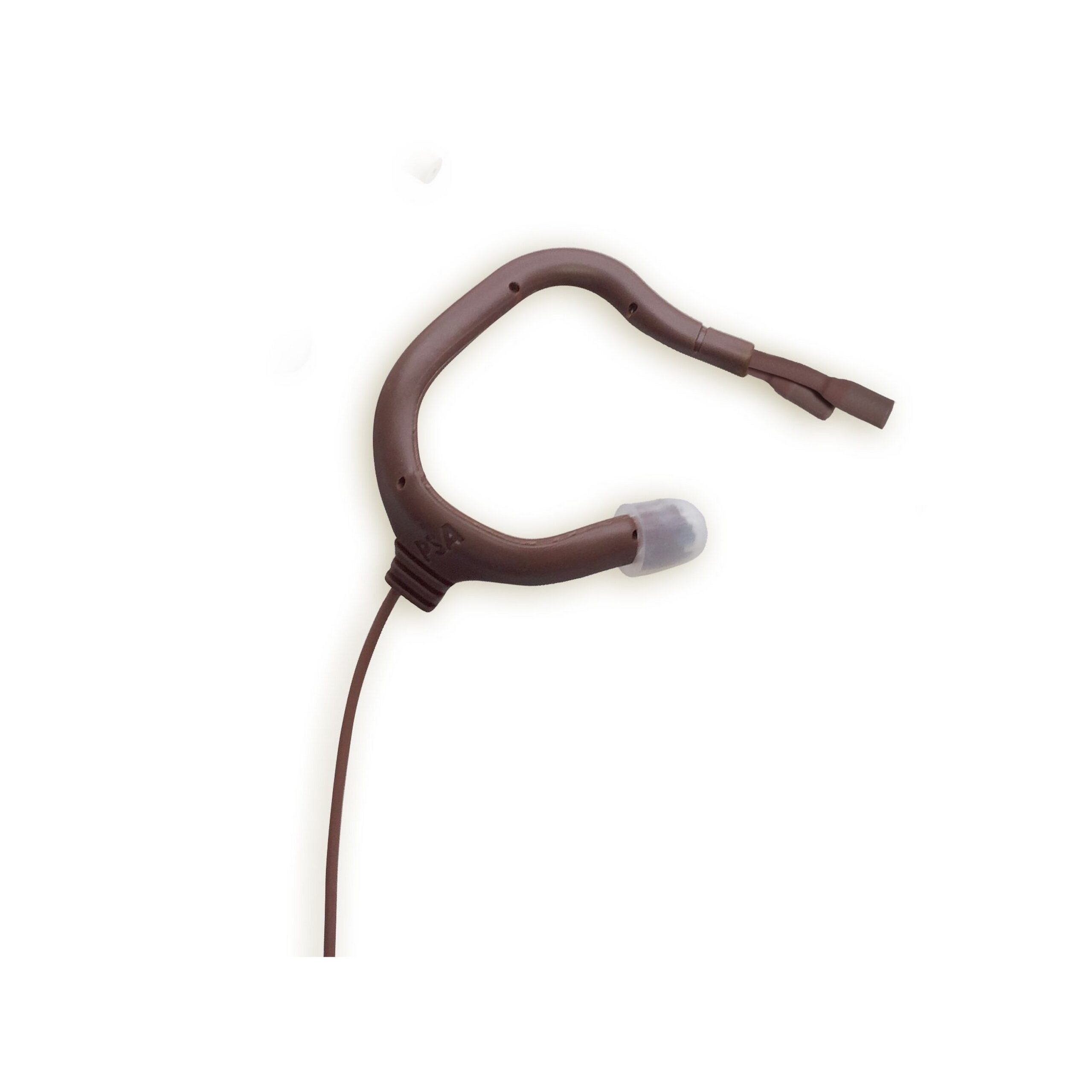 Point Source Audio EO2-8WL Brown Embrace Omnidirectional Dual Small-Sized Element Earmount Microphone for Lectrosonics, Ideal for Professional Audio Recording
