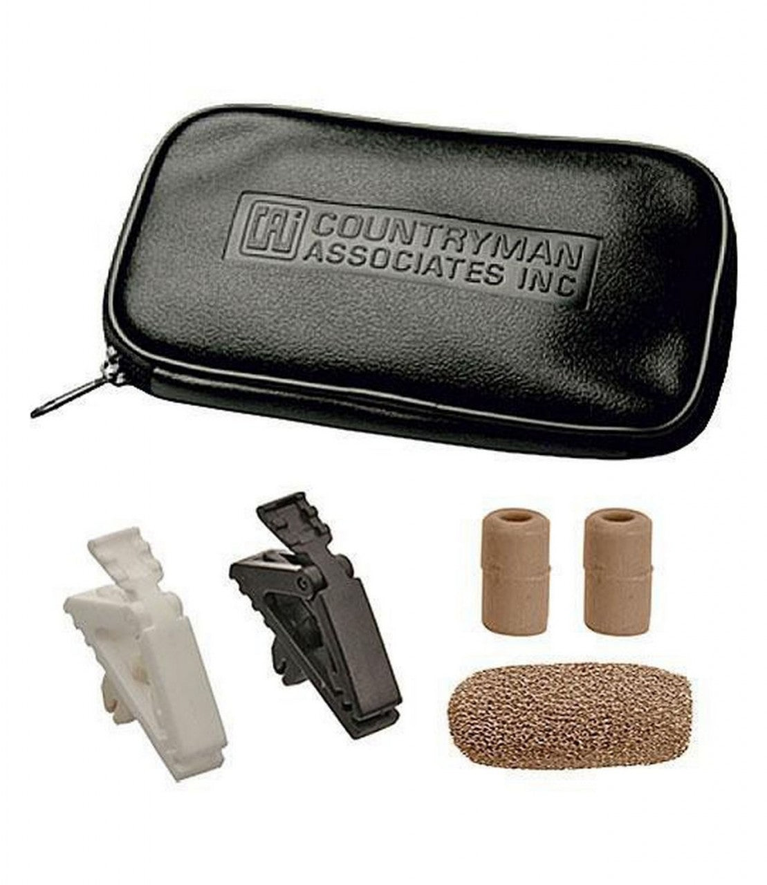 Tan 2mm Countryman E6i Omnidirectional Earset Mic for Speaking & Vocals with Shure Transmitter