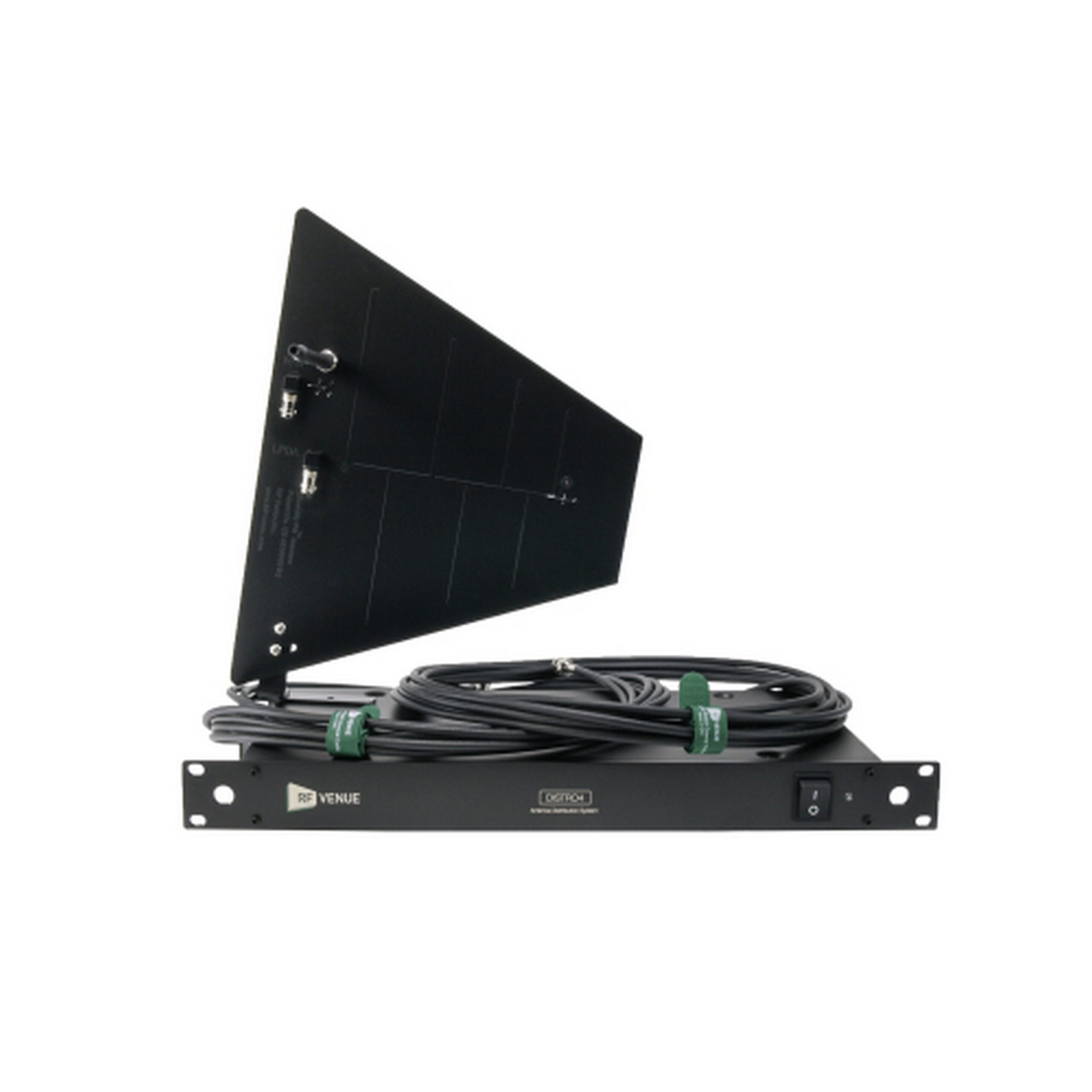 Audio-Technica Black Diversity Fin DISTRO 4 Antenna System Bundle