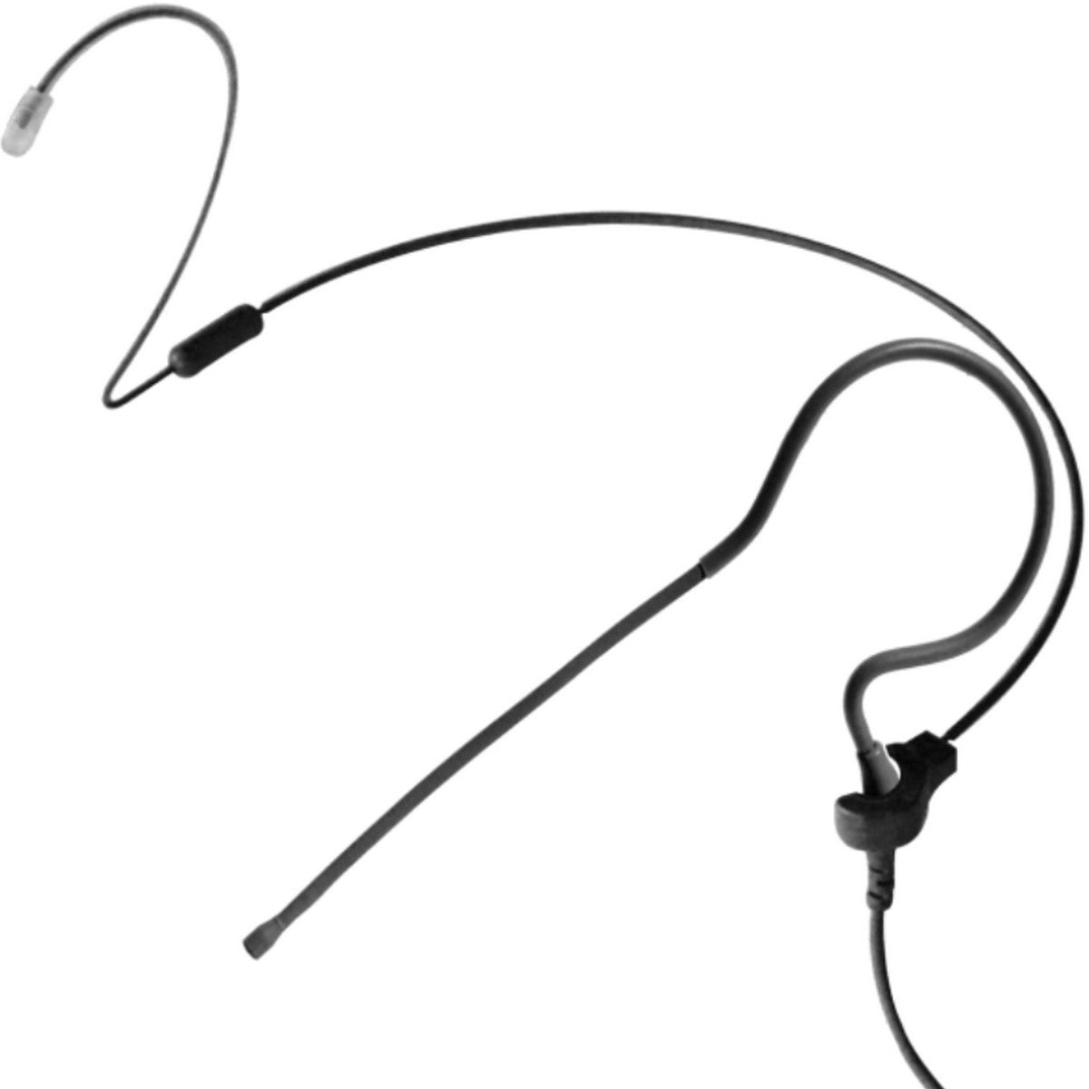 Point Source Audio CO-6-KIT Bendable Boom Condenser Earset Microphone in Black Color with AKG 3 Pin Mini Connector for Audio Recording and Live Performance