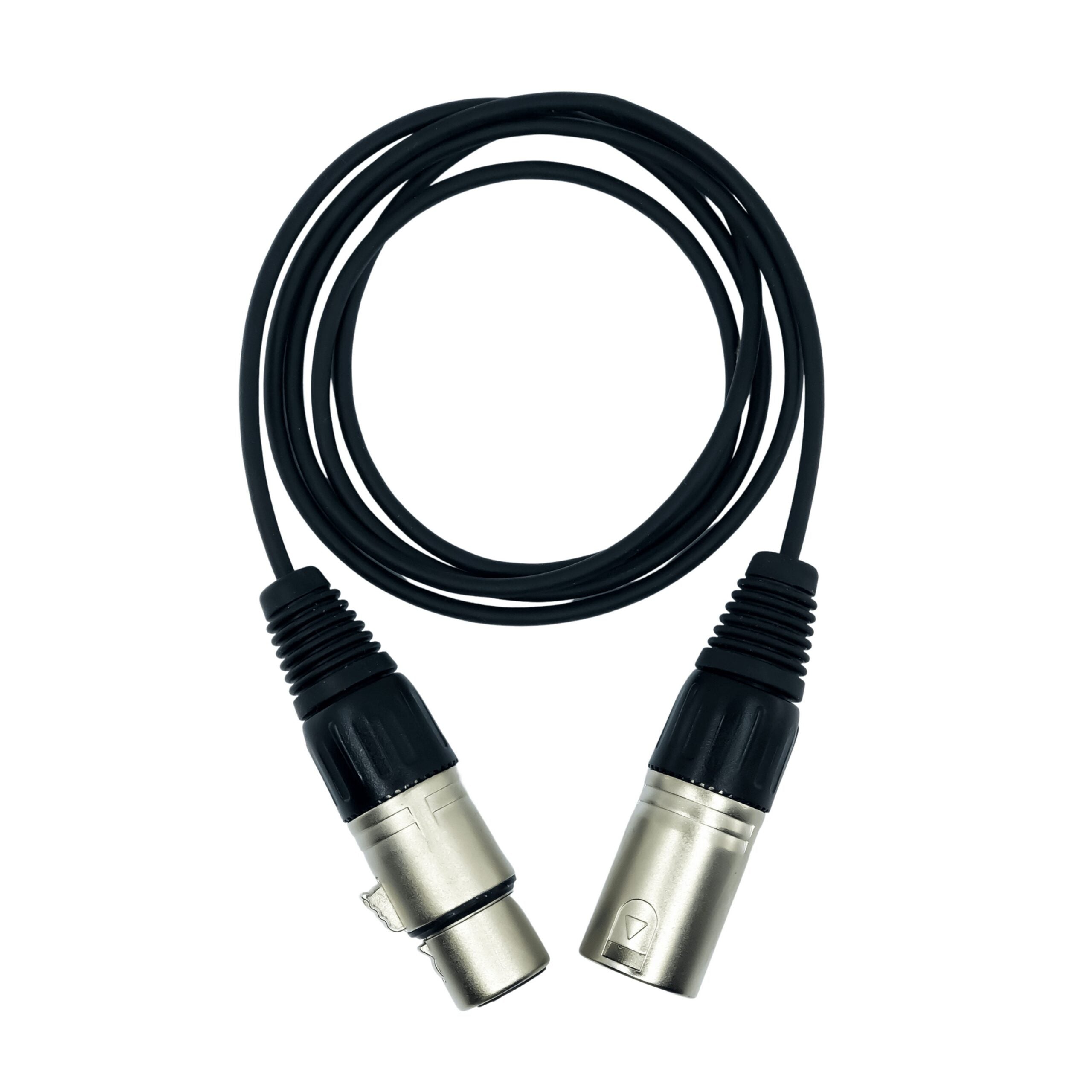 8-Feet Point Source Audio CM-EXT-4-8 Extension Cable for Audio Equipment with 4-Pin Male Mono XLR Connector to 4-Pin Female Mono XLR Connector
