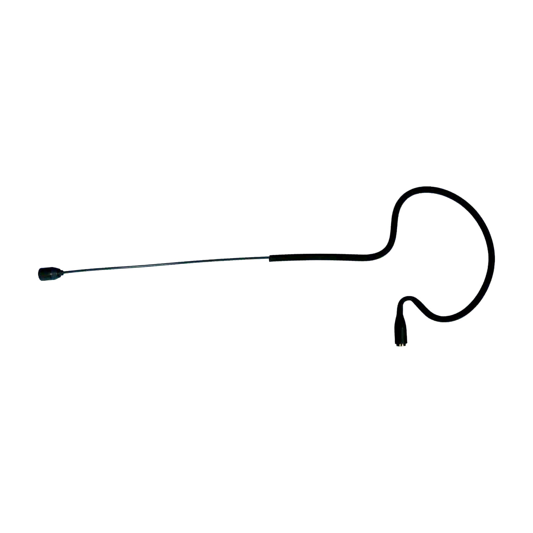 Galaxy Audio Black Omnidirectional Single-Ear Headset Mic with Shure Connector Cables