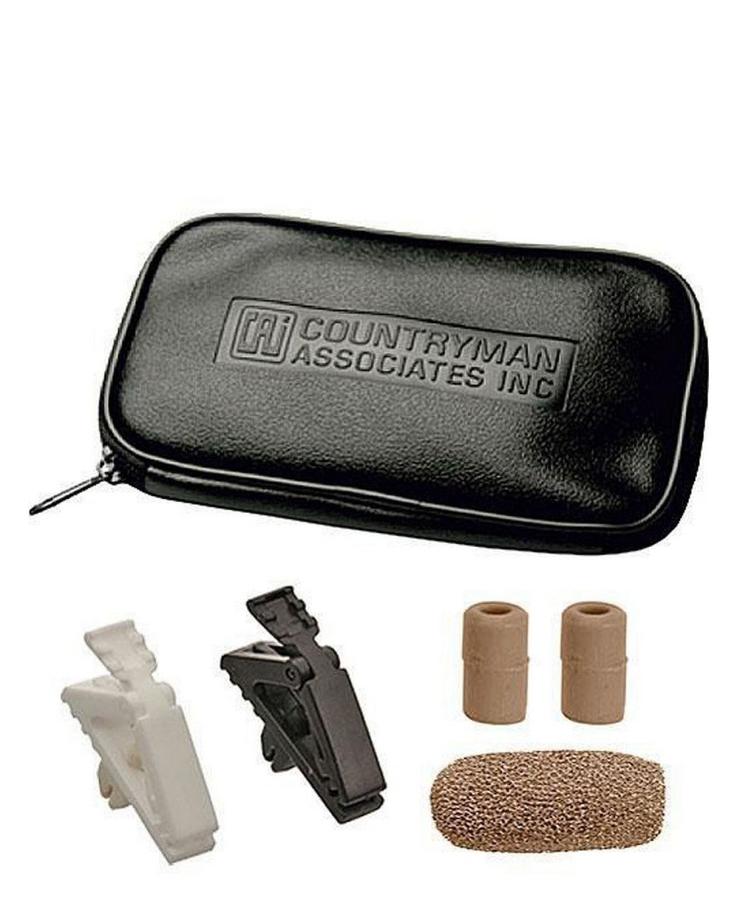 Countryman E6i Omnidirectional Earset Microphone Ideal for General Speaking, Featuring a 2mm Diameter Duramax Cable, Light Beige Color, and Compatible with Sennheiser Wireless Transmitters (Model E6IOW5L2SR)