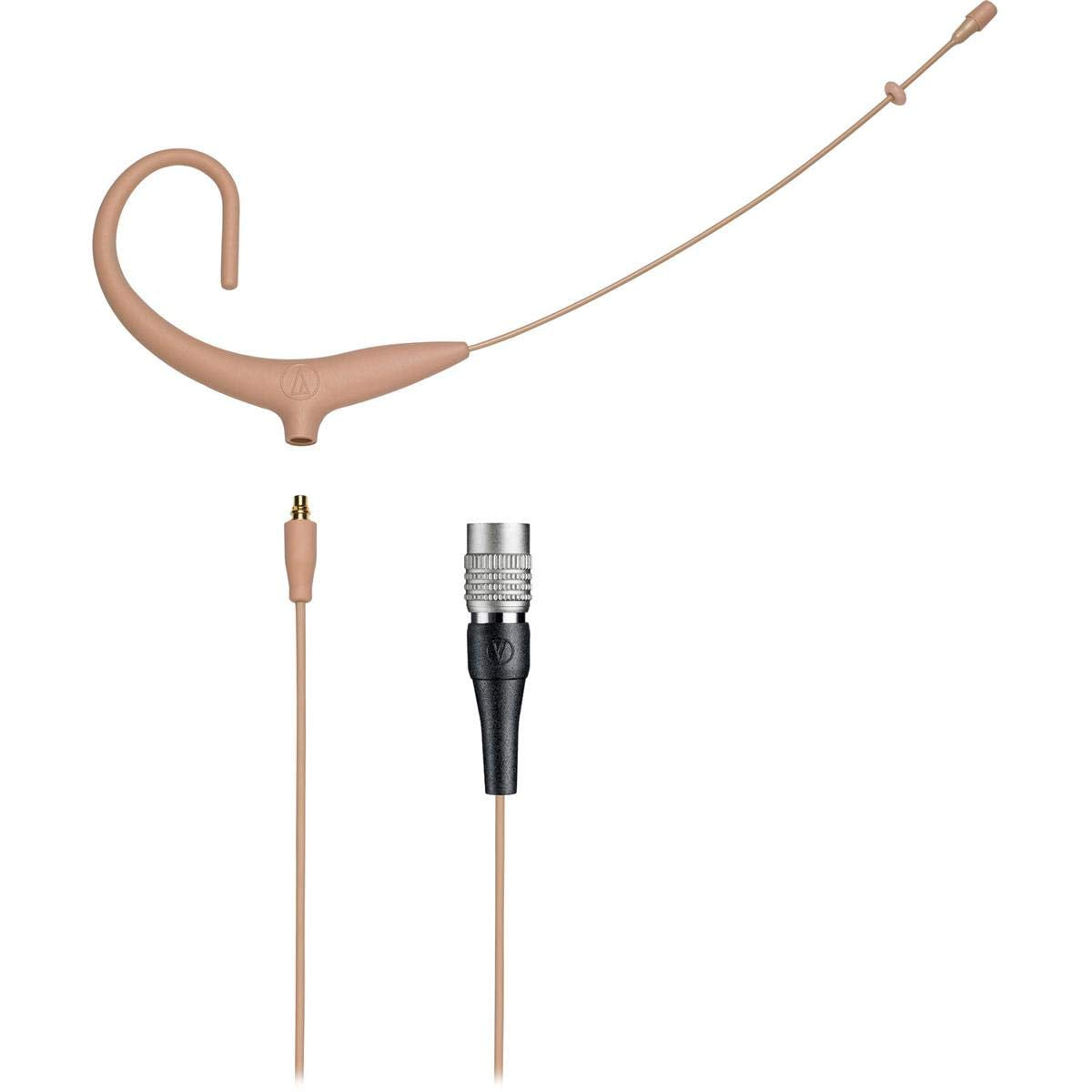 Audio-Technica BP892xcW-TH Beige Omnidirectional Earset Microphone with Detachable, Field-Replaceable Cable and cW-Style Locking 4-Pin Connector for Professional Audio Use