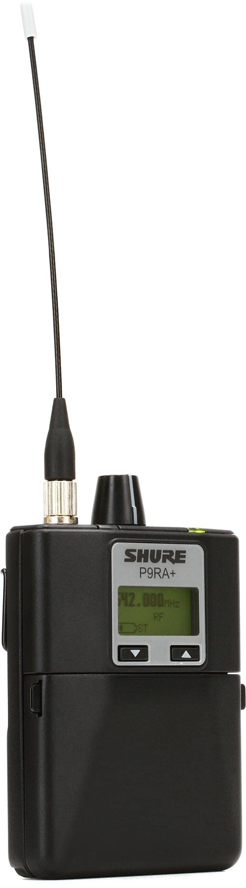 Shure P9RA+ Compact Wireless Bodypack Receiver, H21 542 - 578 MHz for High - Fidelity Audio