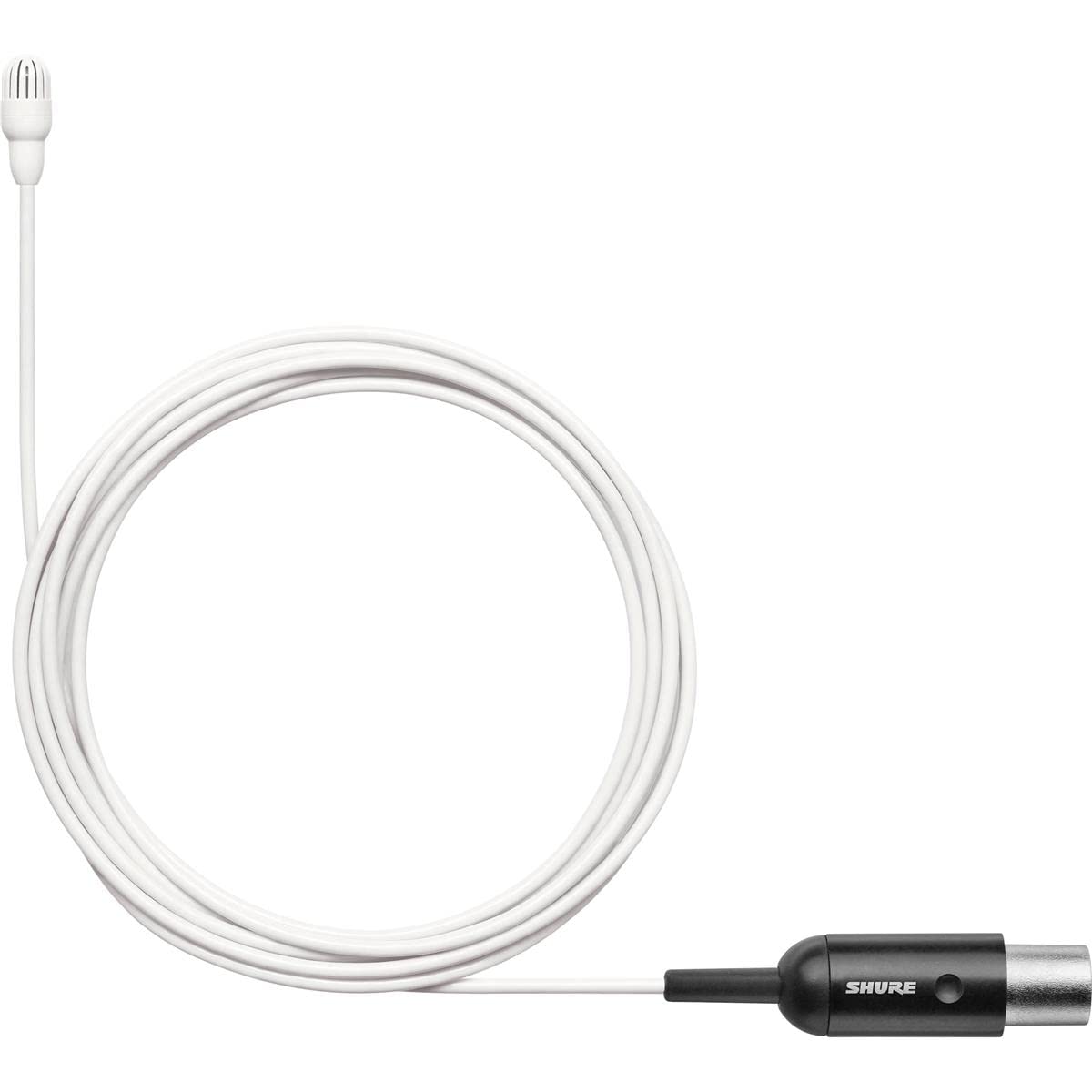 Shure TL47W/O TwinPlex Omnidirectional Subminiature Lavalier Microphone in White Color with TA4F Connector and No Included Accessories