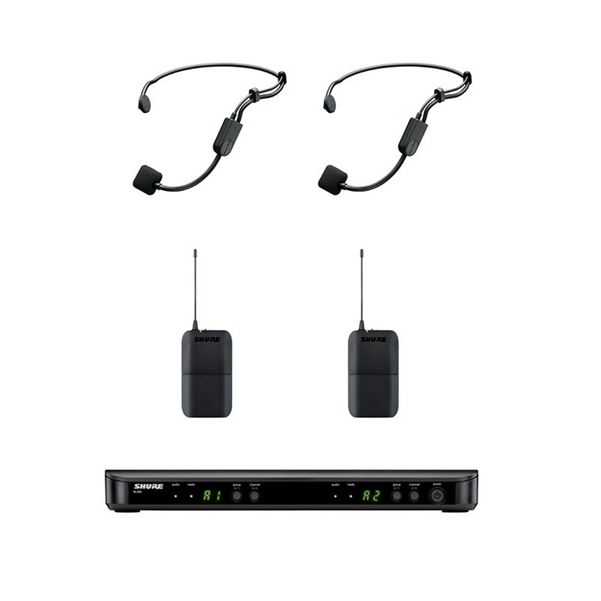 Shure High - performance BLX188/P31 Wireless Headset Condenser Microphone System