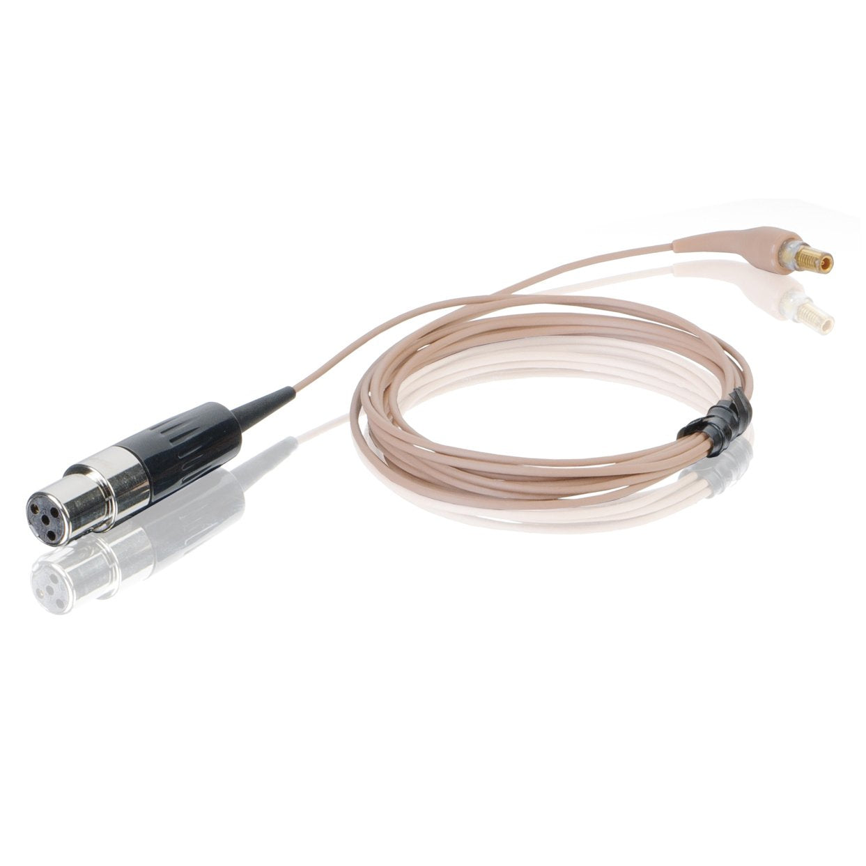 Tan 4-pin Hirose Audio Technica Compatible H6 Headset Snap-on Cables by Countryman