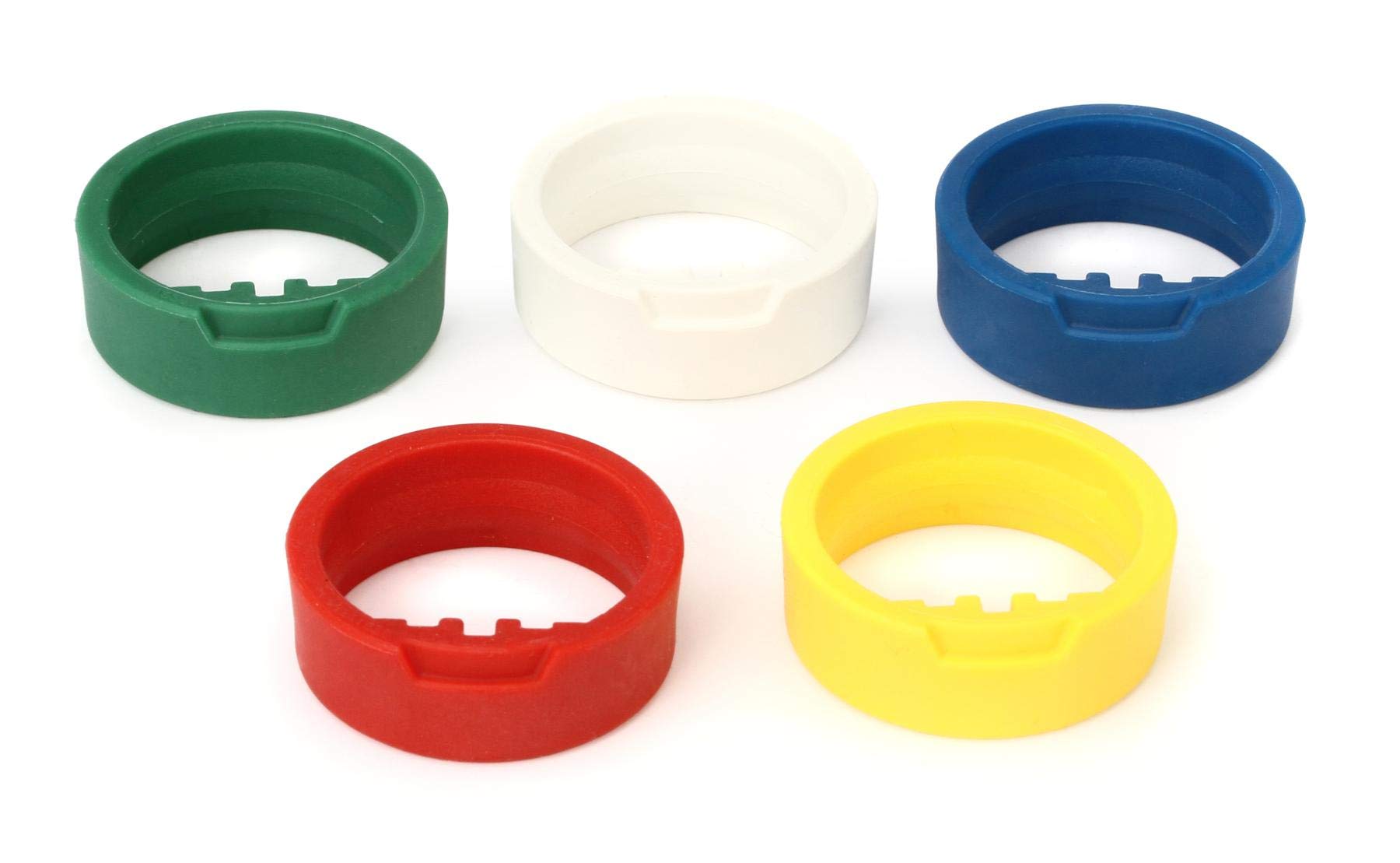 Shure Branded Colorful Identification Rings for ULX-D and QLX-D Series Wireless Handheld Transmitters