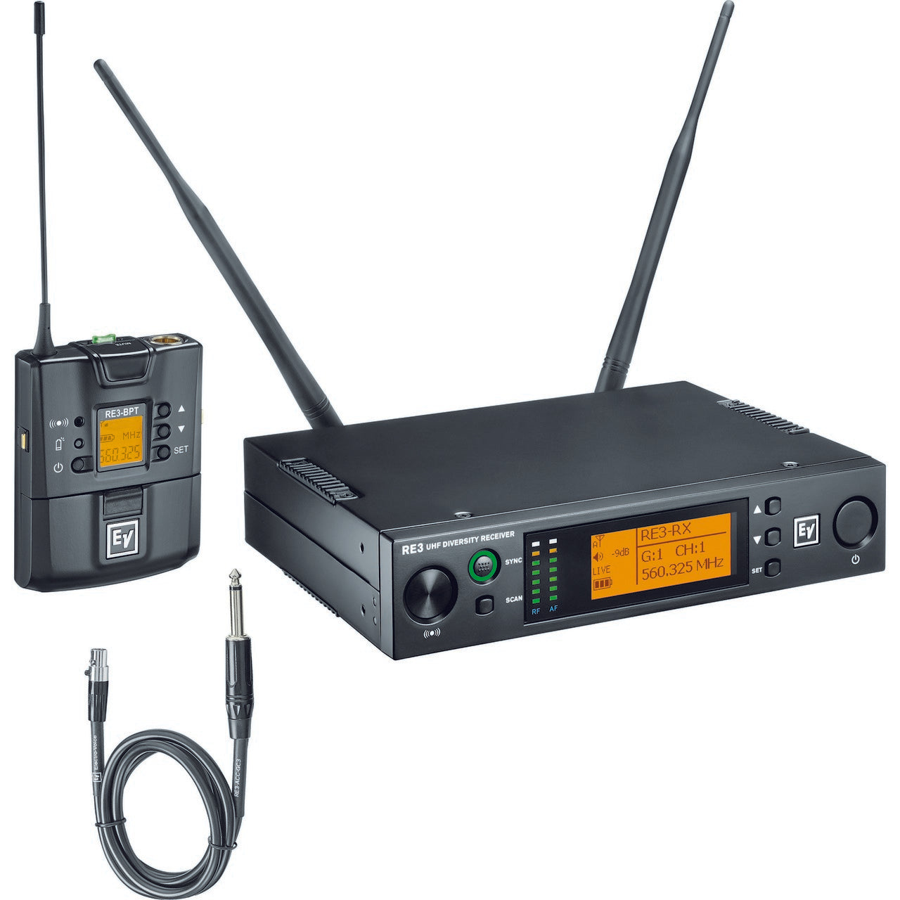 Electro-Voice RE3-BPGC 5H 560 - 596MHz High - Performance Wireless Bodypack Instrument System