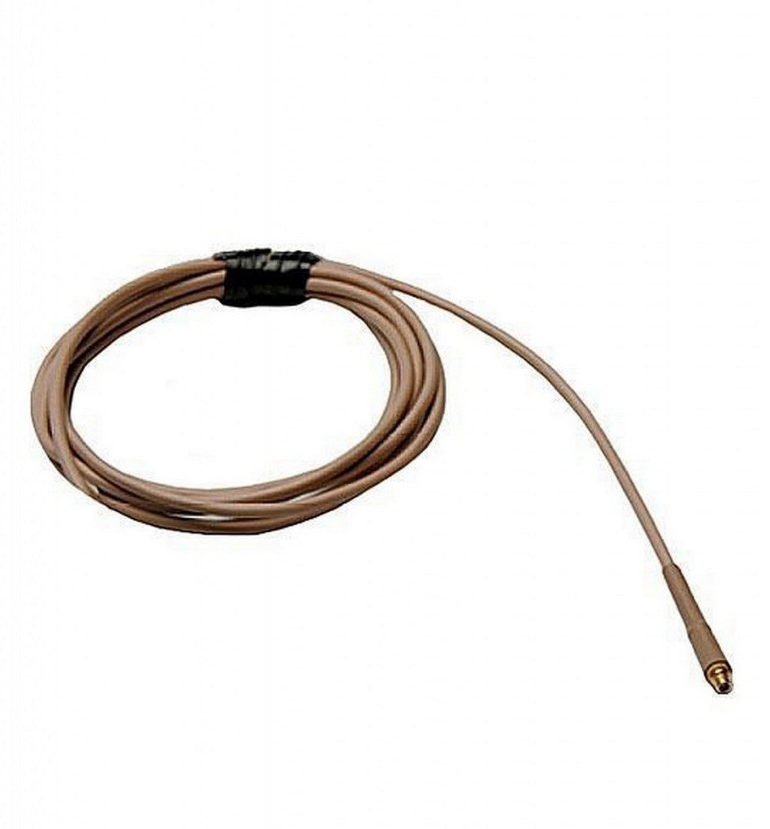 Sennheiser-Compatible Countryman E6 Flexible Directional Earset Microphone for General Speaking, E6XDW5C1SR - Cocoa Color, 1mm Cable