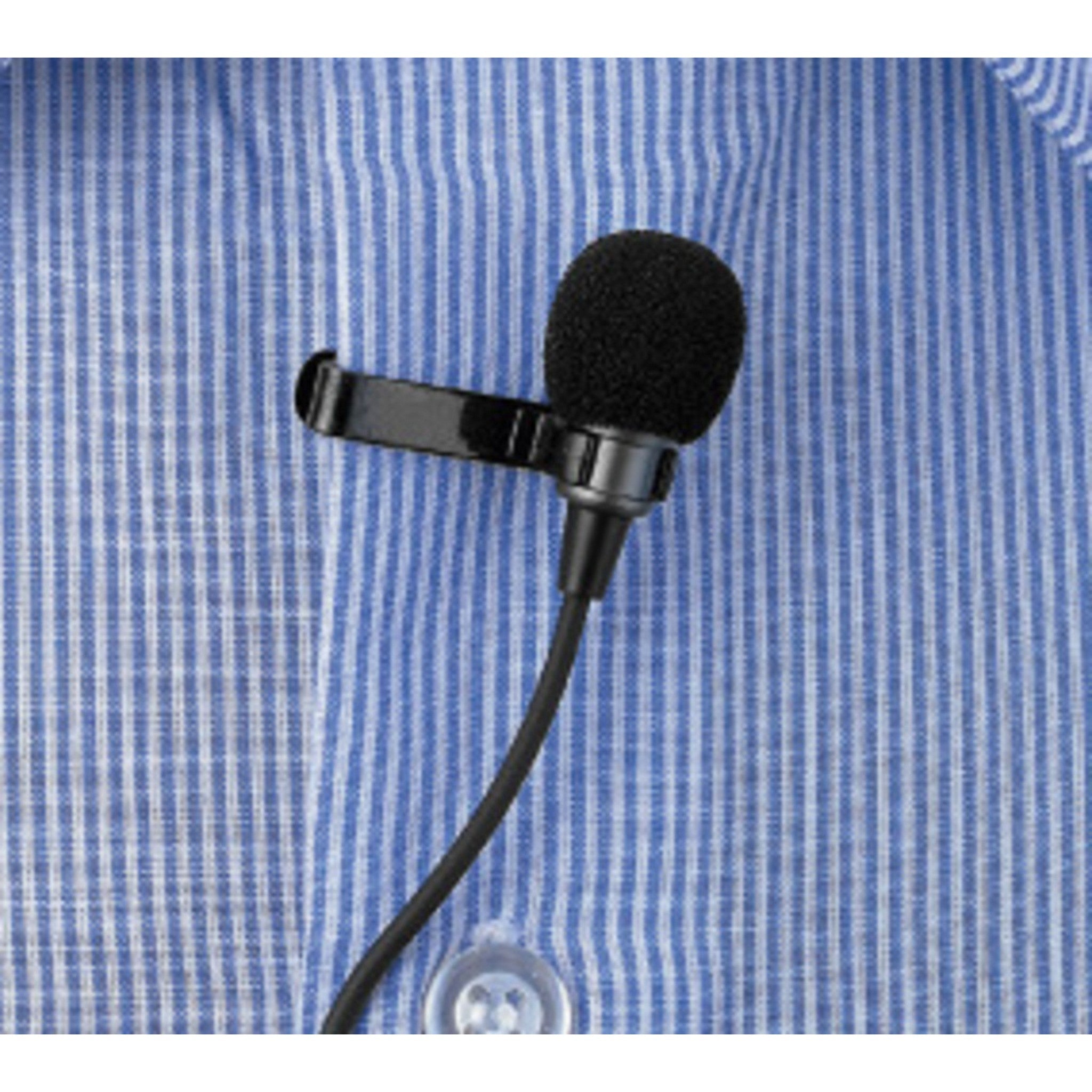 JTS CM-501 Condenser Cardioid Lapel Microphone for Presentations and Discussions