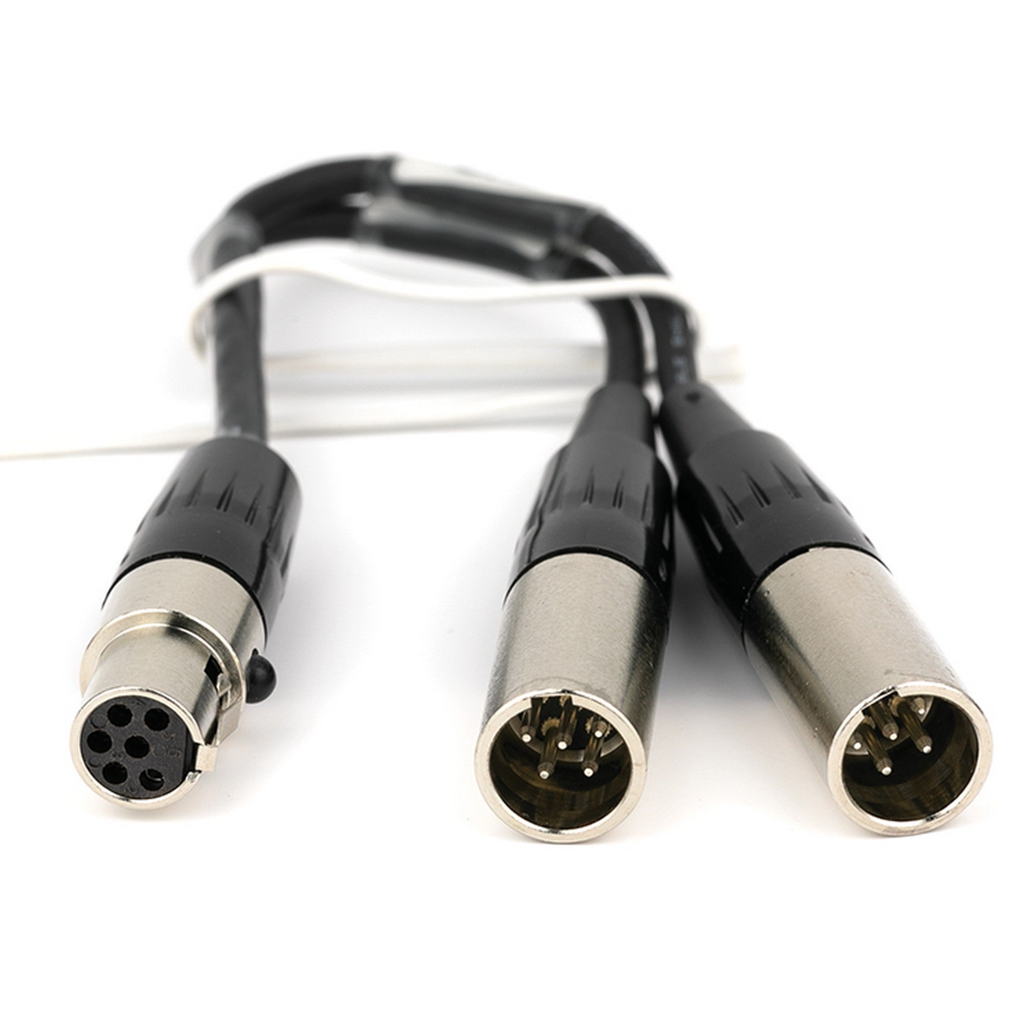 6-Inch Lectrosonics MCTA6TA5M2 Microphone Cable: TA6F to Dual TA5M