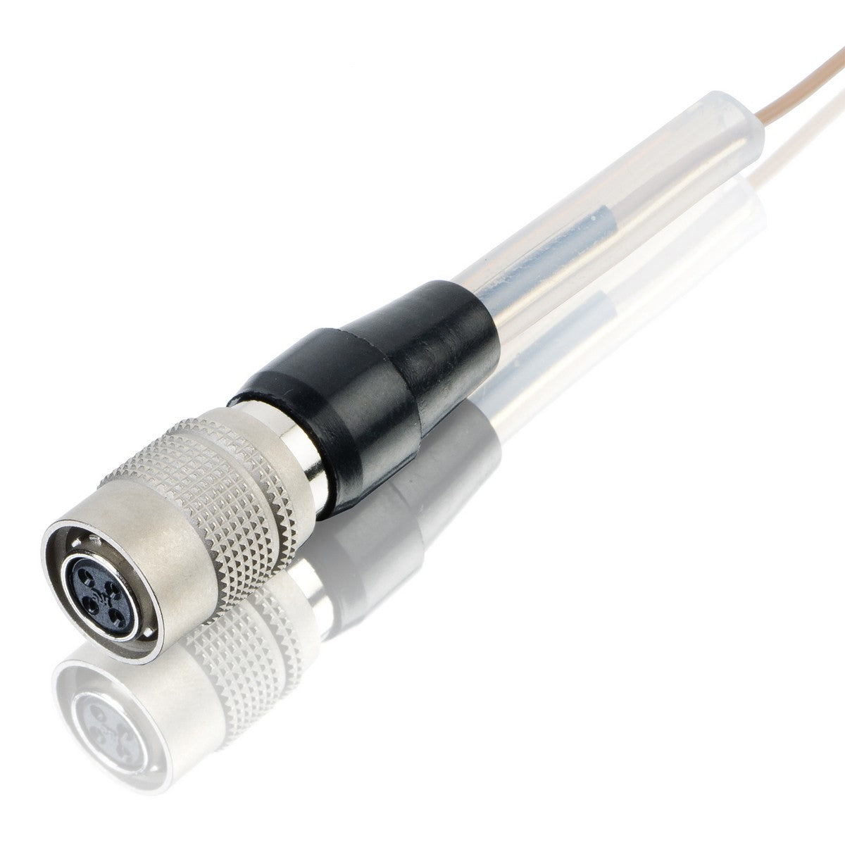 Countryman H6DW7LAN H6 Directional Headset Microphone by Audio Technica with Hirose 4 - pin Connector for Stunningly Powerful Vocals in Light Beige Color