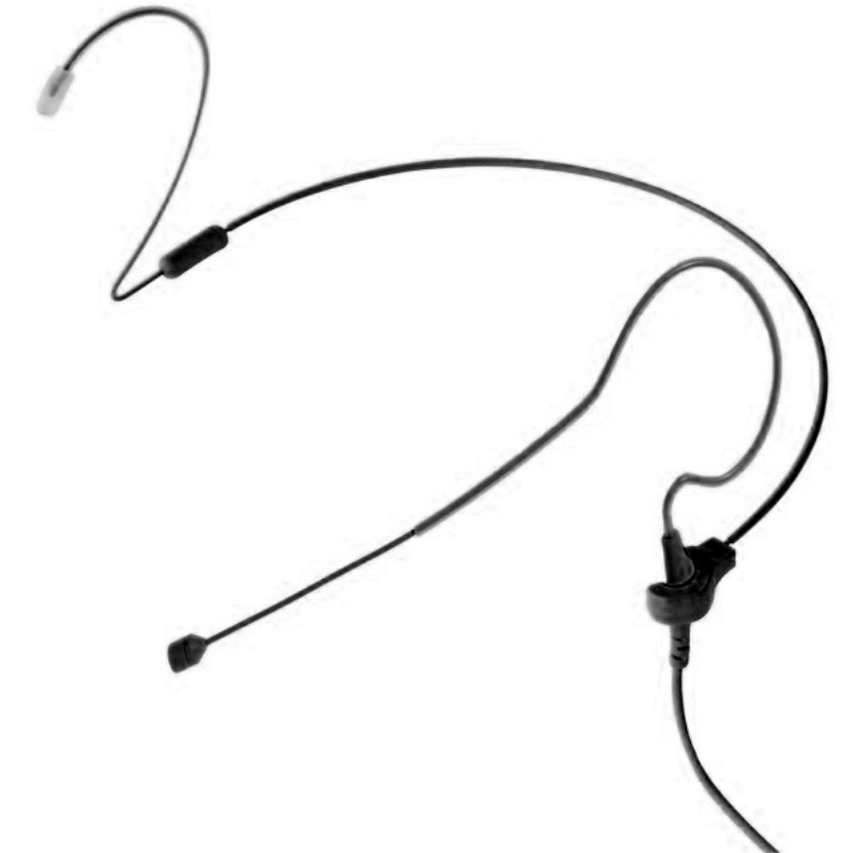 Point Source Audio CO-3-KIT Condenser Earset Microphone with 3-Pin AKG Connector in Black Color for Speech Reinforcement Applications
