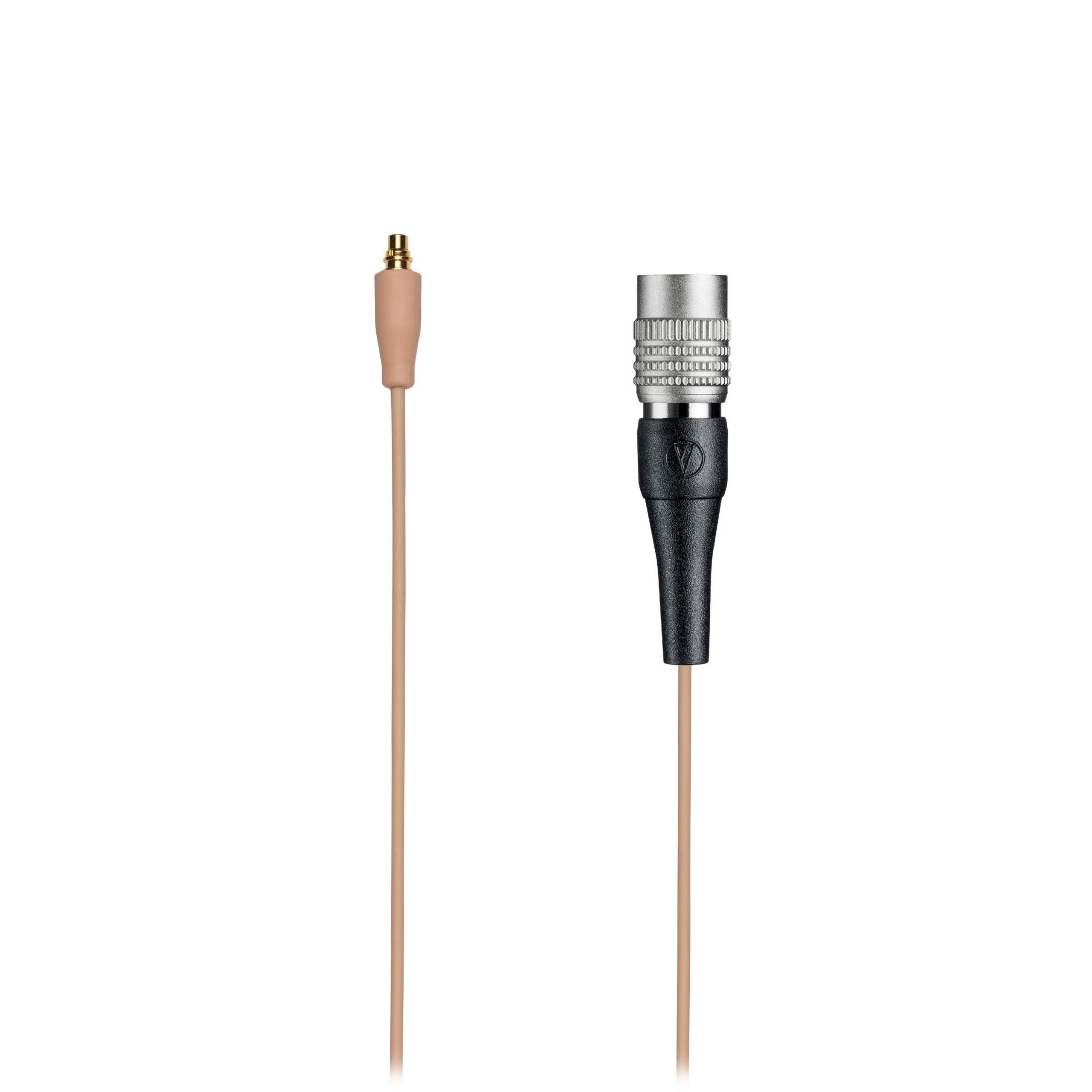 Audio-Technica BP893xcW-TH Omnidirectional Condenser Earset Microphone with Detachable Cable, cW-Style Locking 4-Pin Connector, Beige Color