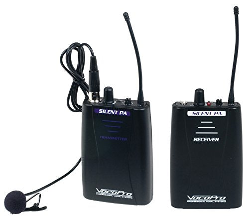 VocoPro 16-Channel UHF Portable Silent Wireless Audio Broadcasting System