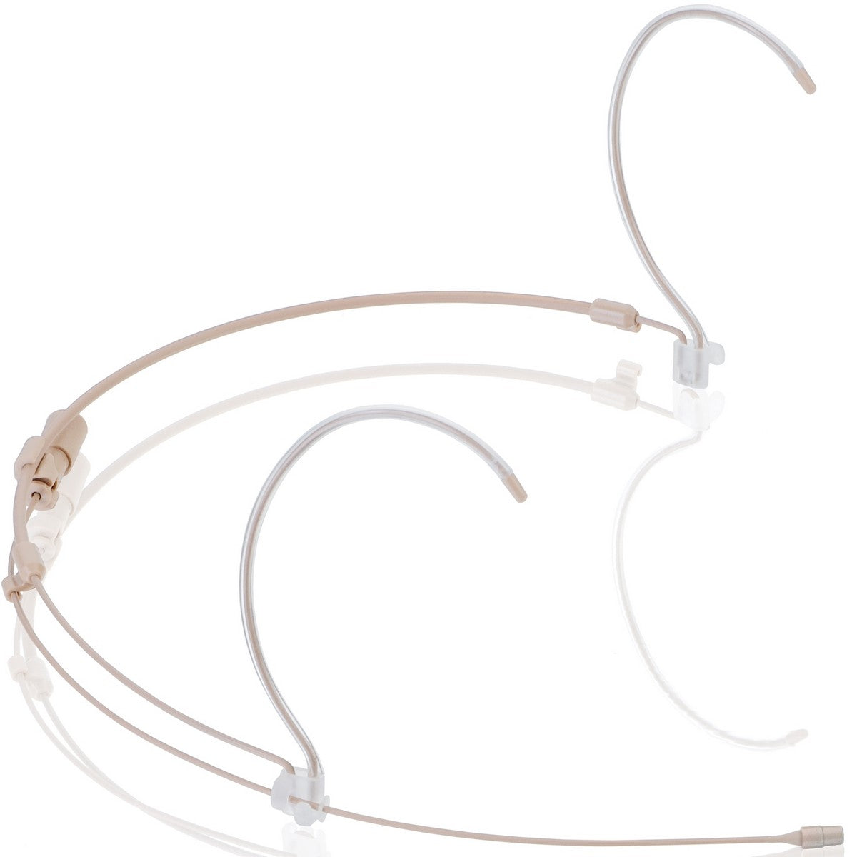Countryman H6DW7LAN H6 Directional Headset Microphone by Audio Technica with Hirose 4 - pin Connector for Stunningly Powerful Vocals in Light Beige Color