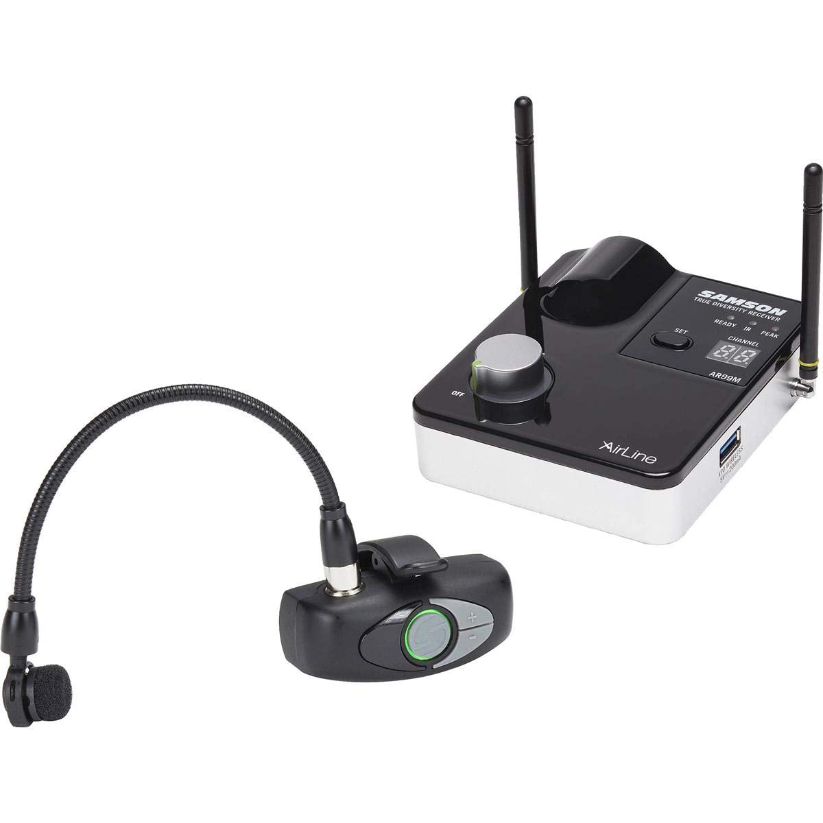 Samson AWXm UHF Wireless System for Wind Instruments, K Band - Professional Audio Equipment