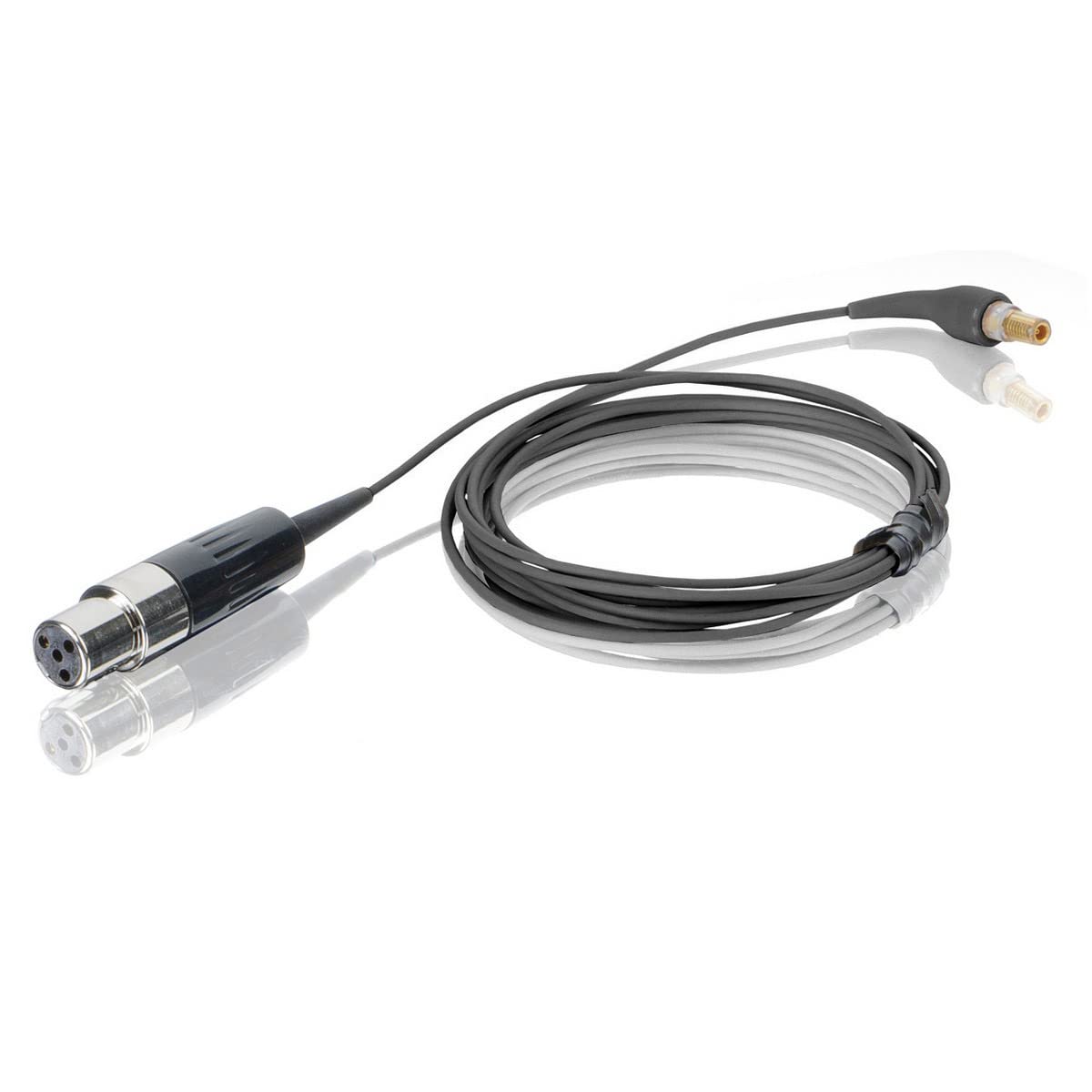Countryman H6 Headset Black Snap-On Cables with Shure Switchcraft TA4F Connector