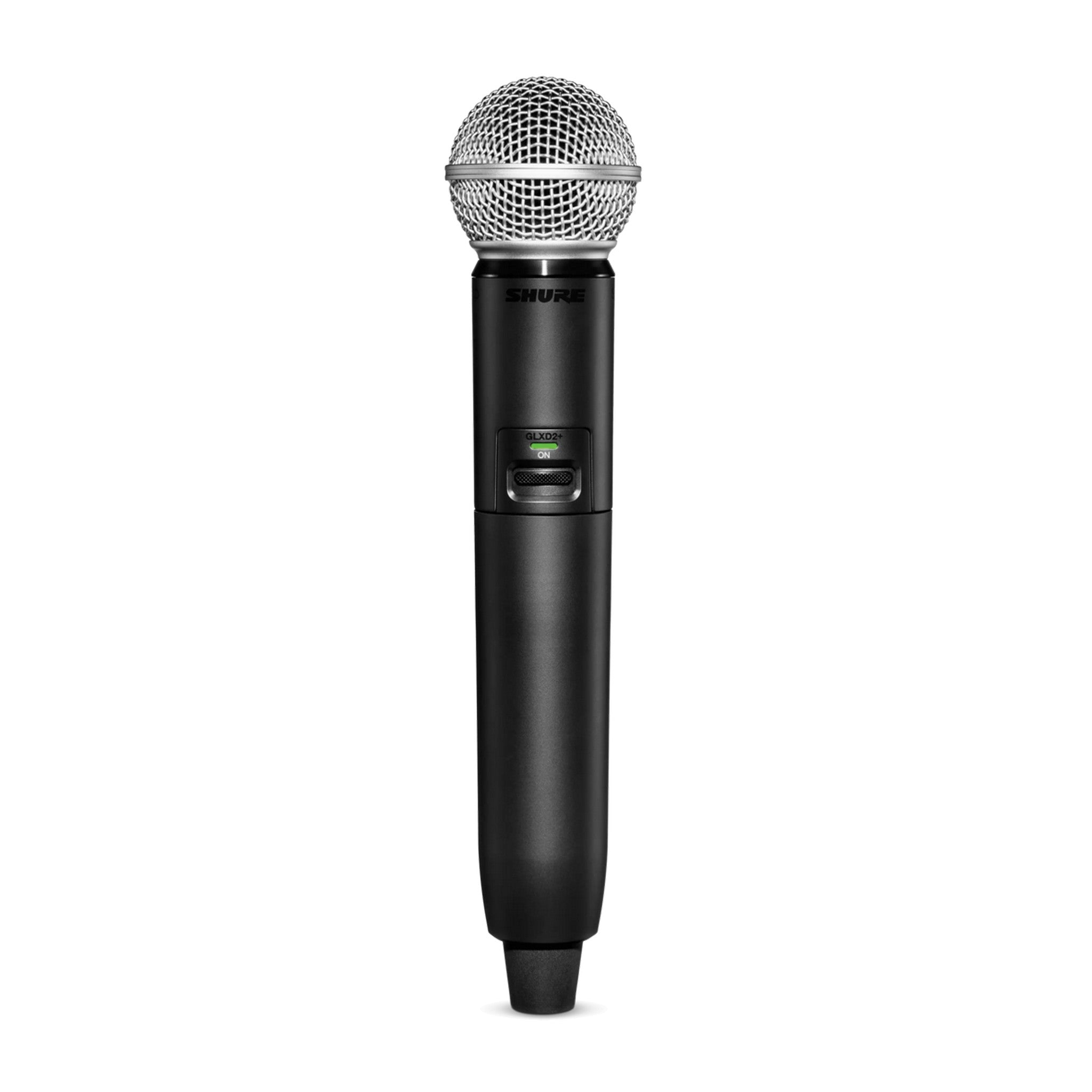 Shure GLXD2+/SM58 Digital Wireless Dual - Band 2.4 & 5.8 GHz Handheld Transmitter