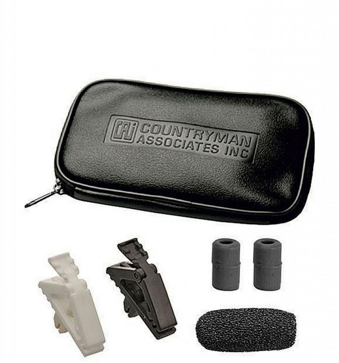 Countryman E6 Flex Directional Earset Microphone Ideal for General Speaking, E6XDW5B2SL - Sleek Black, 2mm Cable, Compatible with Shure Transmitter