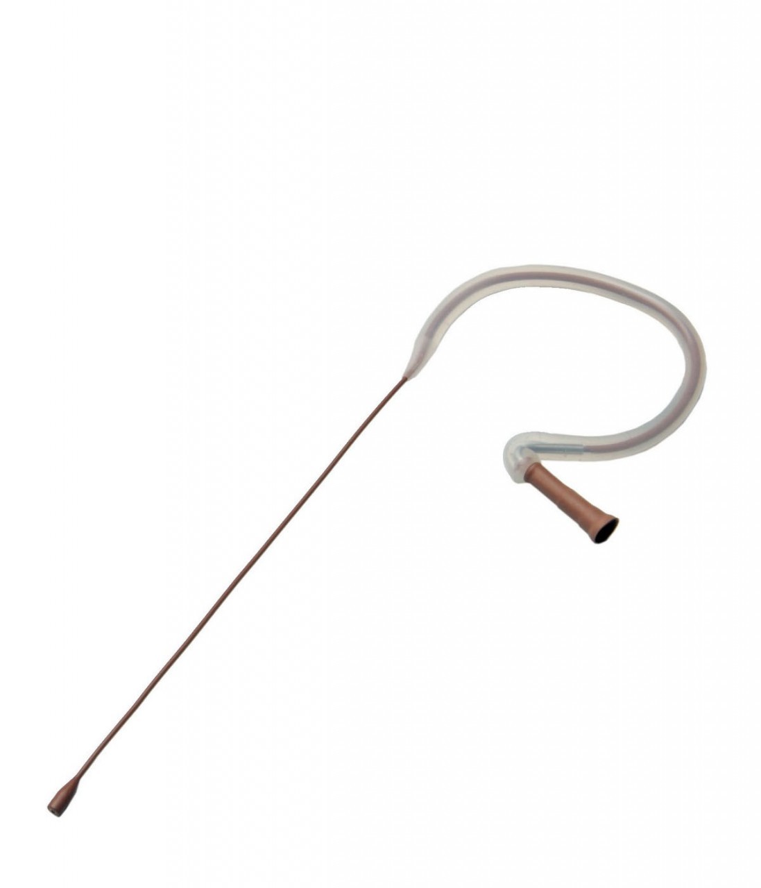 Countryman E6i Directional Earset Microphone for General Speaking (E6IDW5C2AK - Cocoa, 2mm Cable, Compatible with AKG Transmitter)